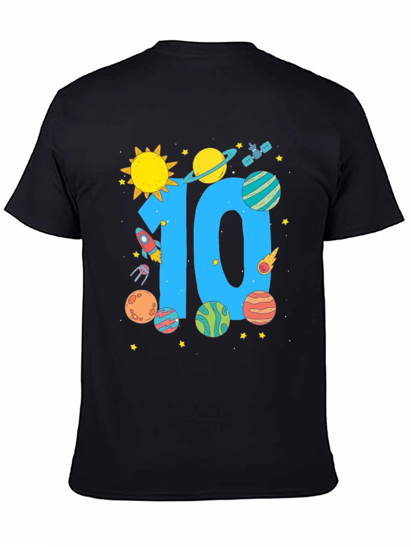 10th Birthday Space T-Shirt