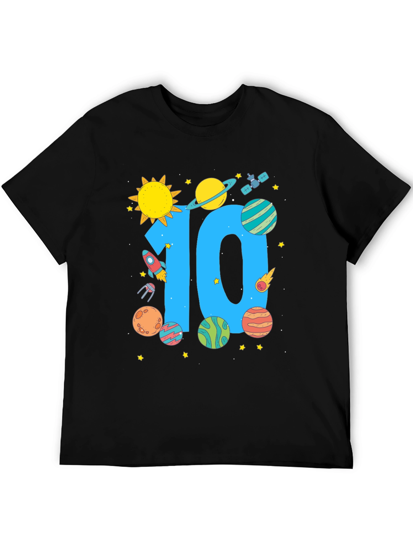 10th Birthday Space T-Shirt