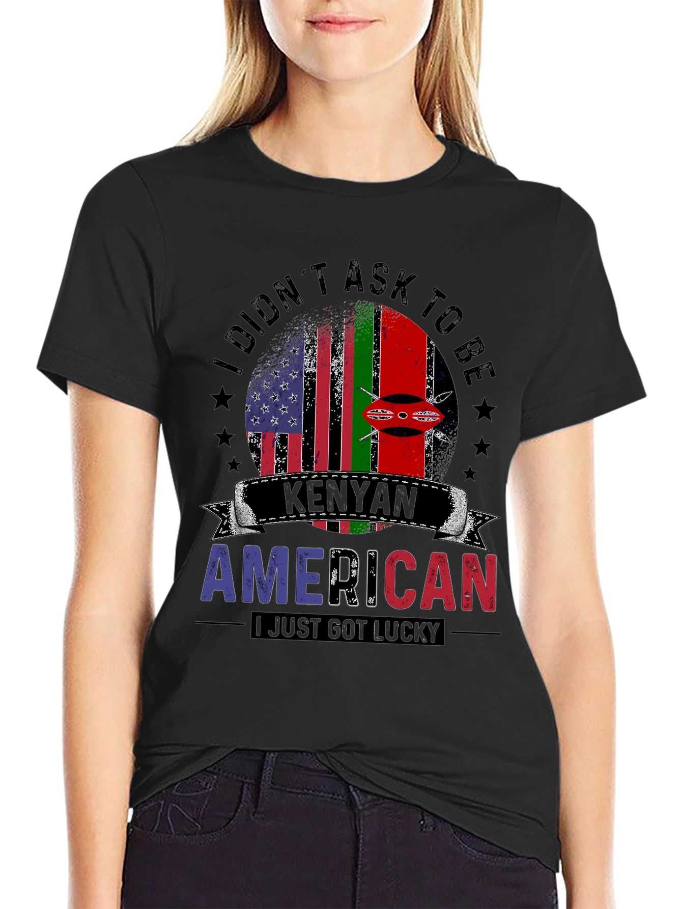 Kenyan American Graphic T-Shirt