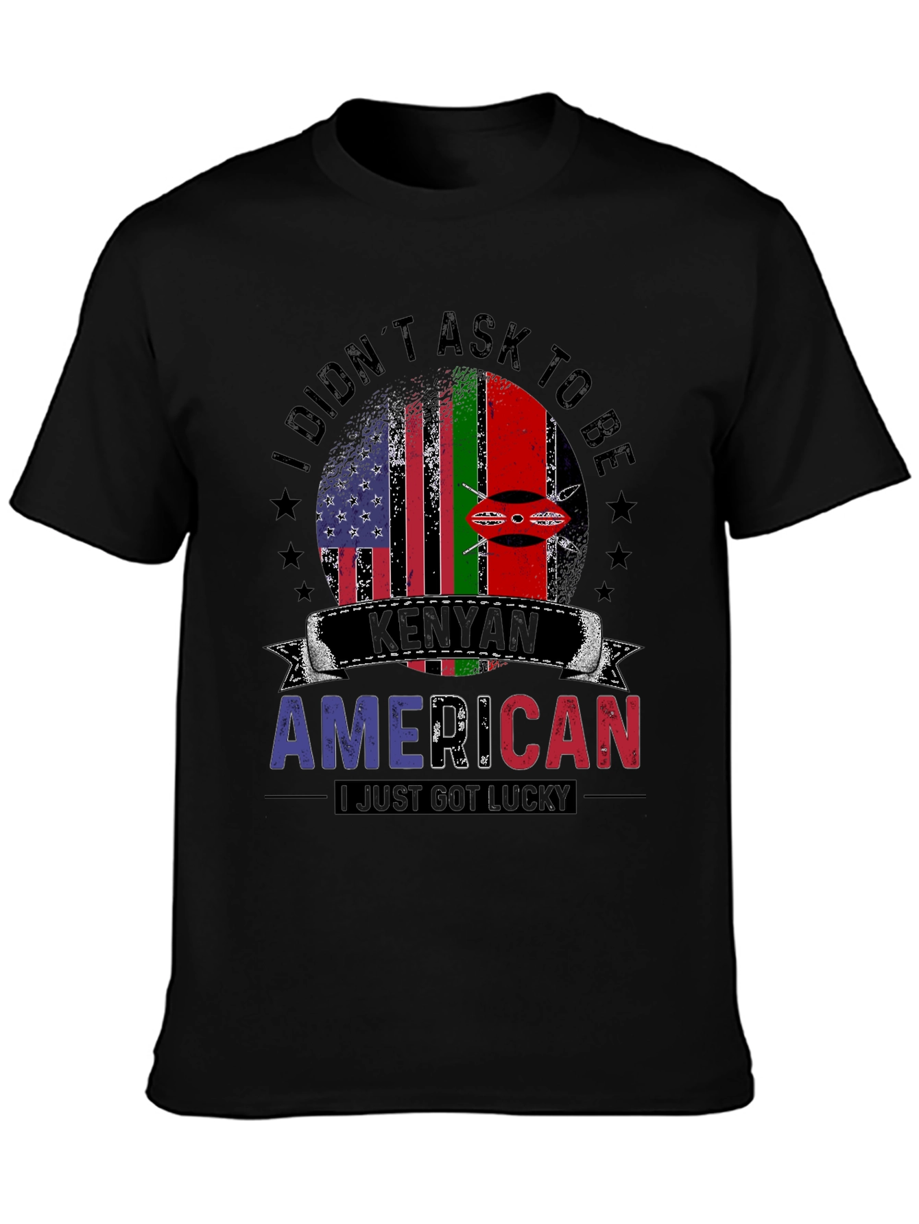 Kenyan American Graphic T-Shirt