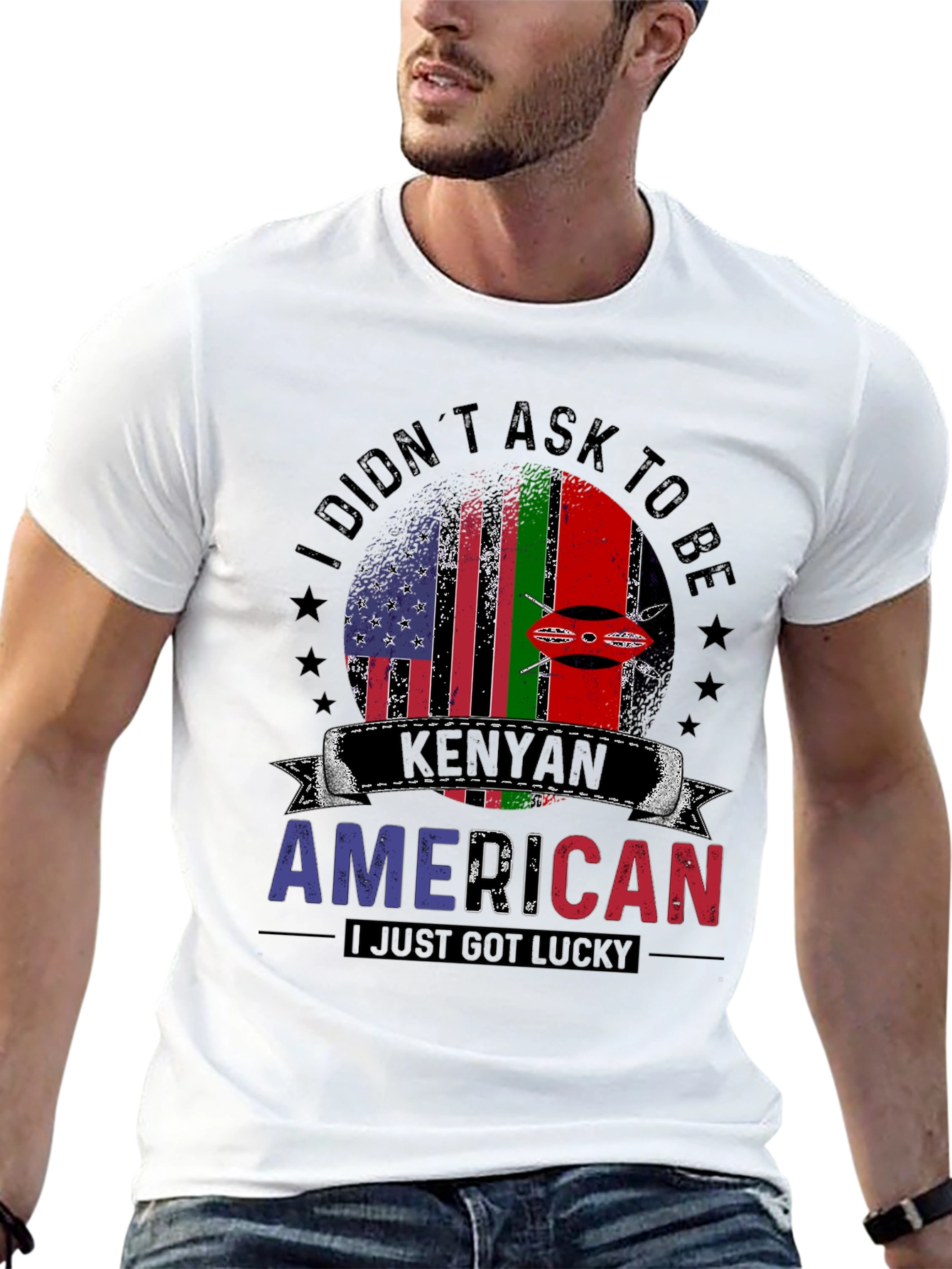 Kenyan American Graphic T-Shirt