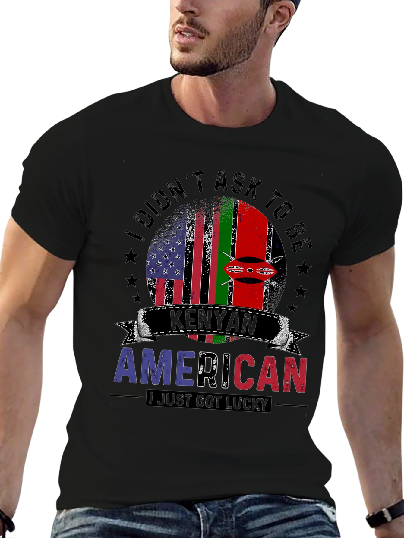 Kenyan American Graphic T-Shirt