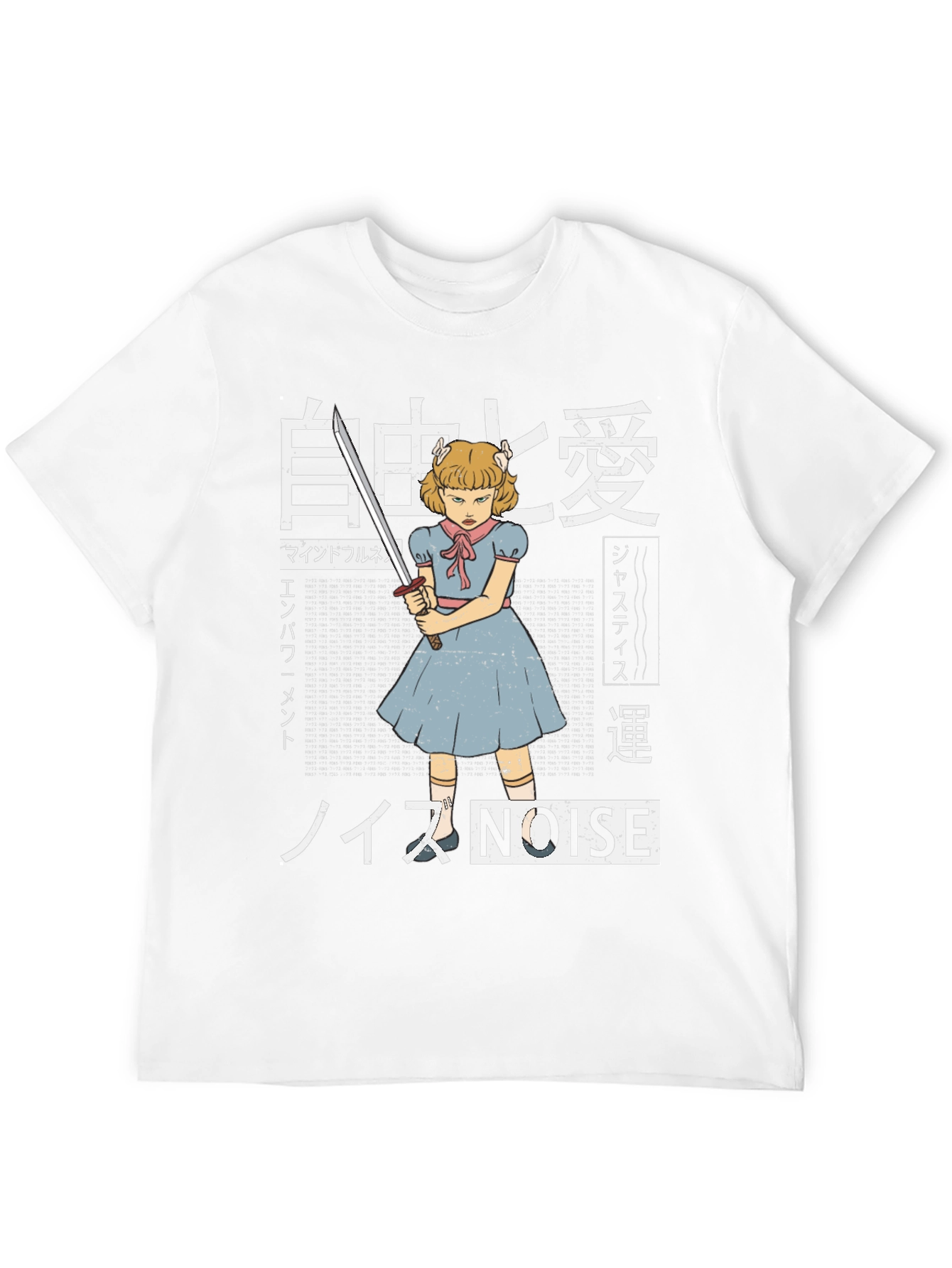 Edgy Anime T-Shirt - Girl with Sword