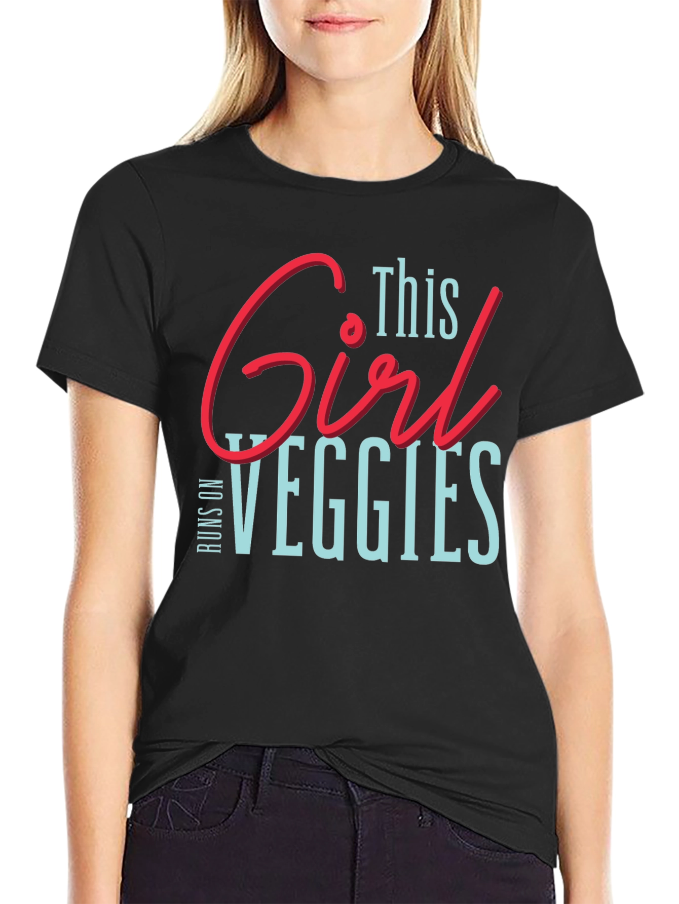 This Girl Runs on Veggies T-Shirt