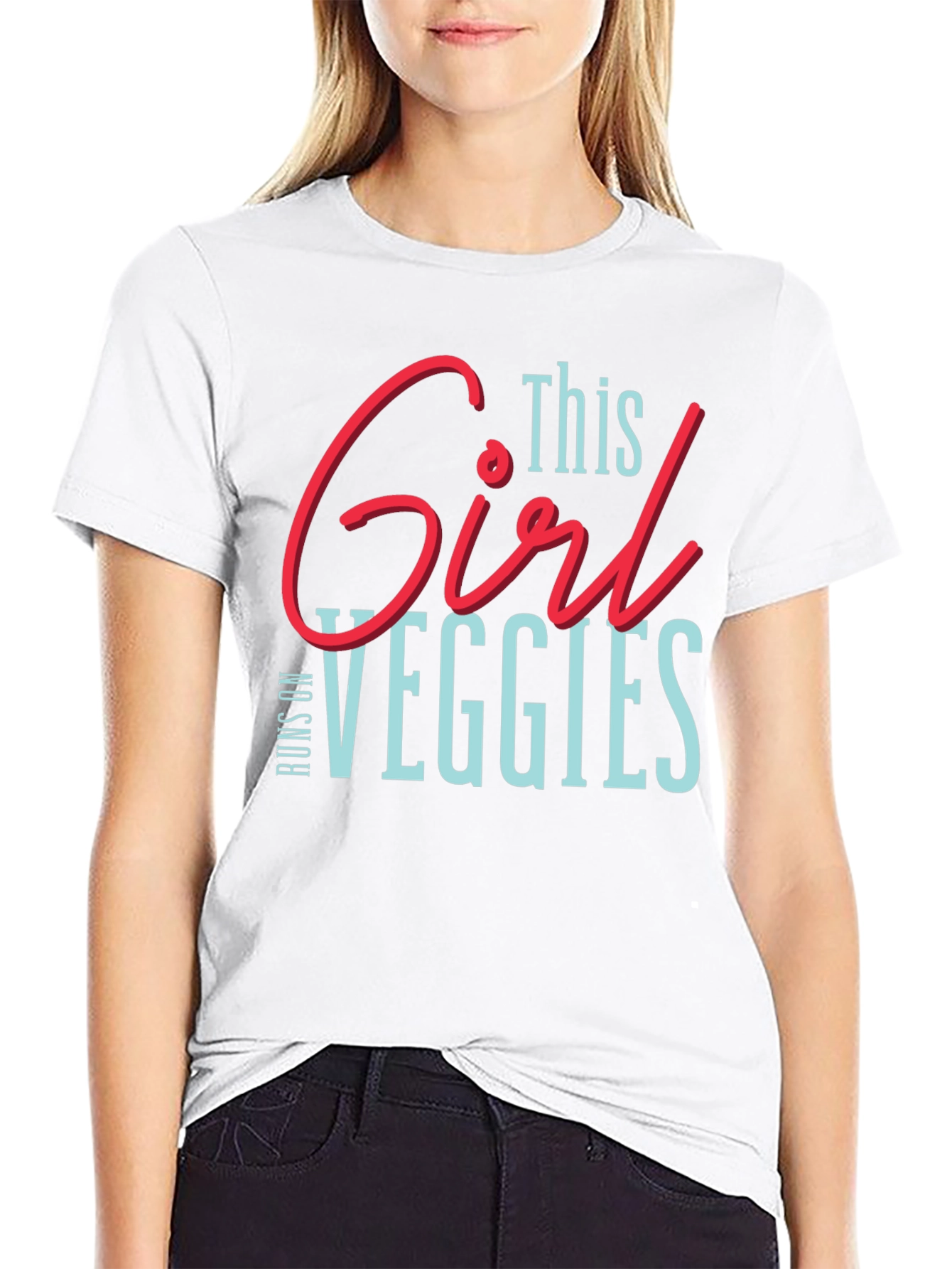 This Girl Runs on Veggies T-Shirt