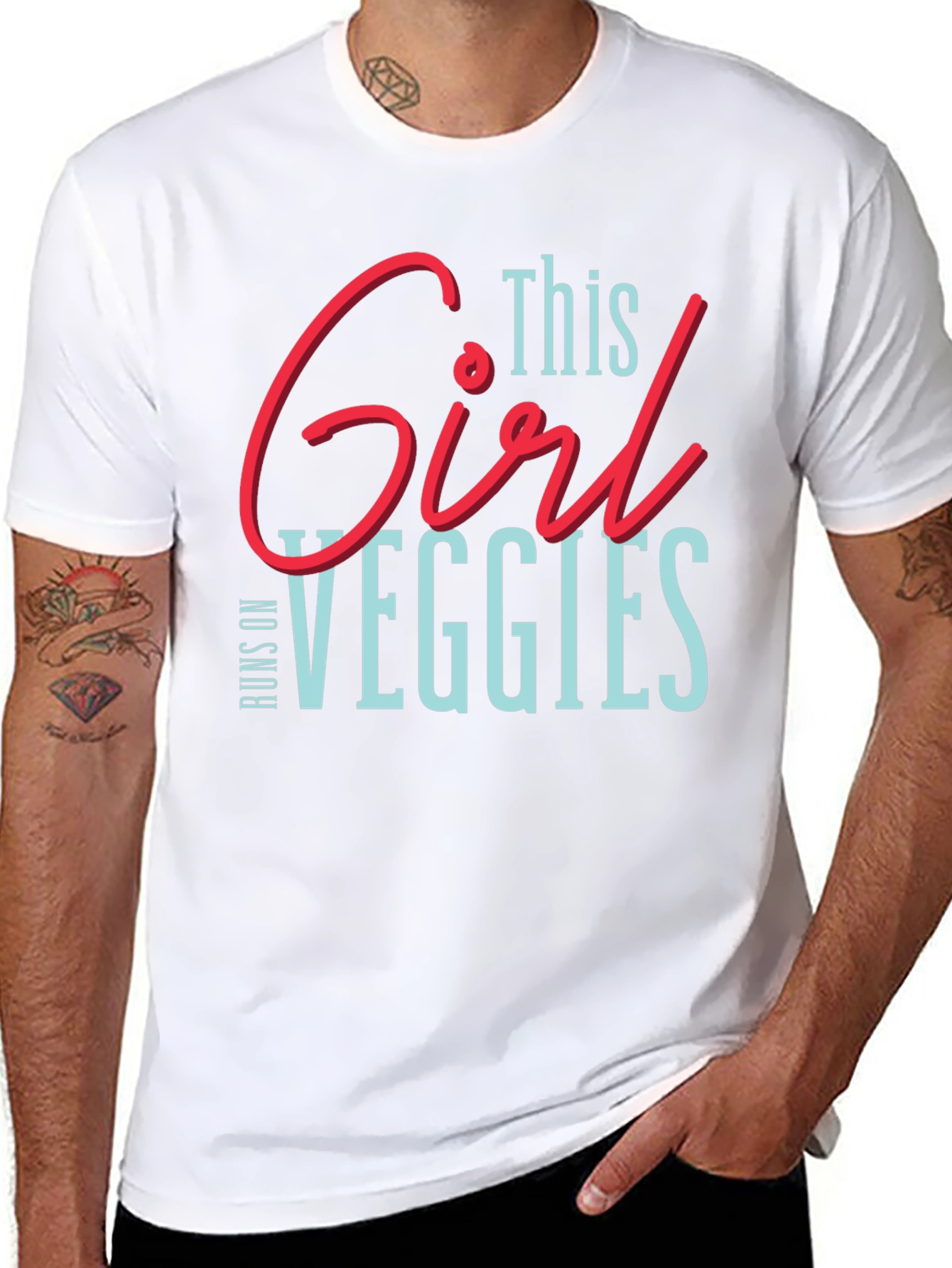 This Girl Runs on Veggies T-Shirt