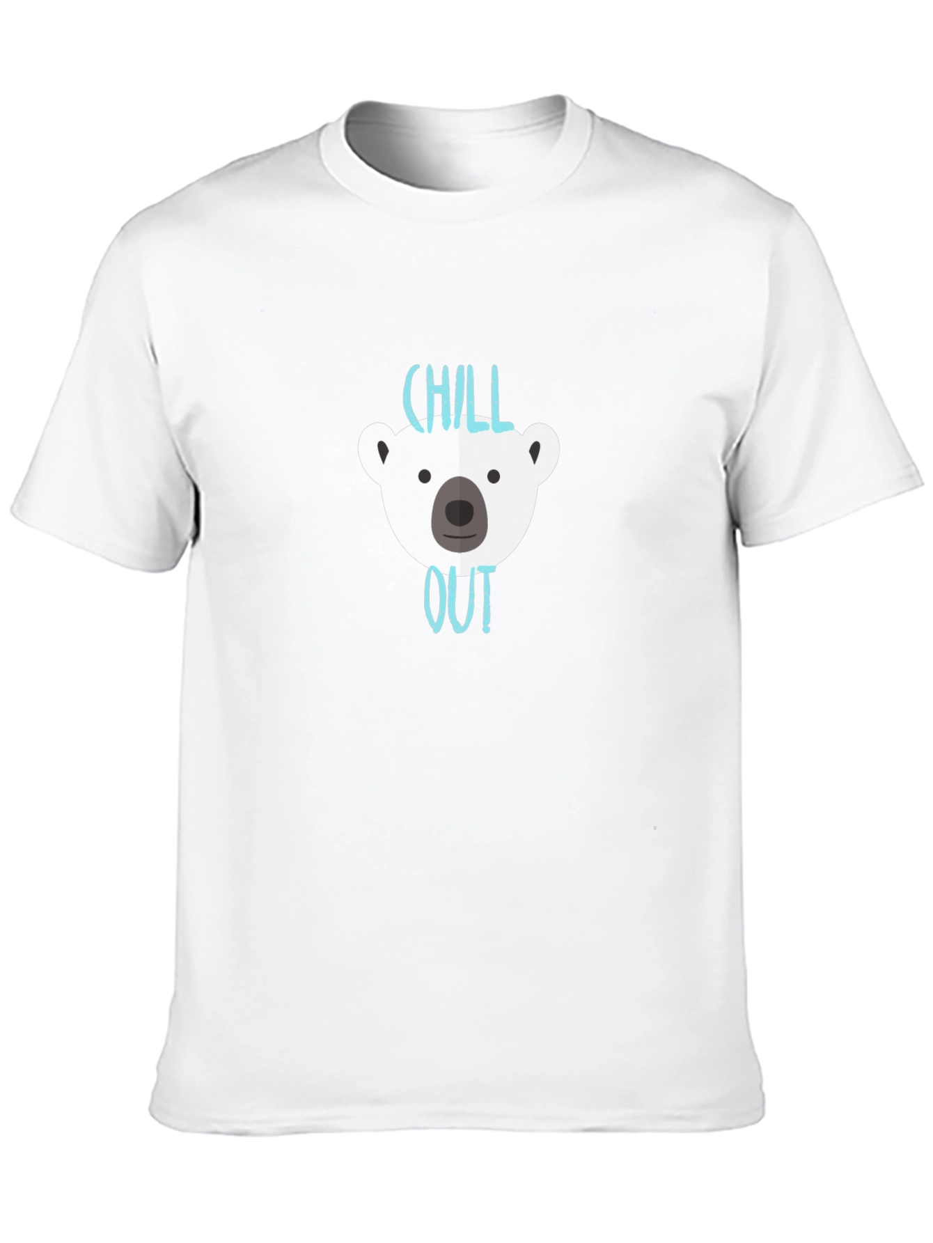 Chill Out Bear Graphic T-Shirt - Black