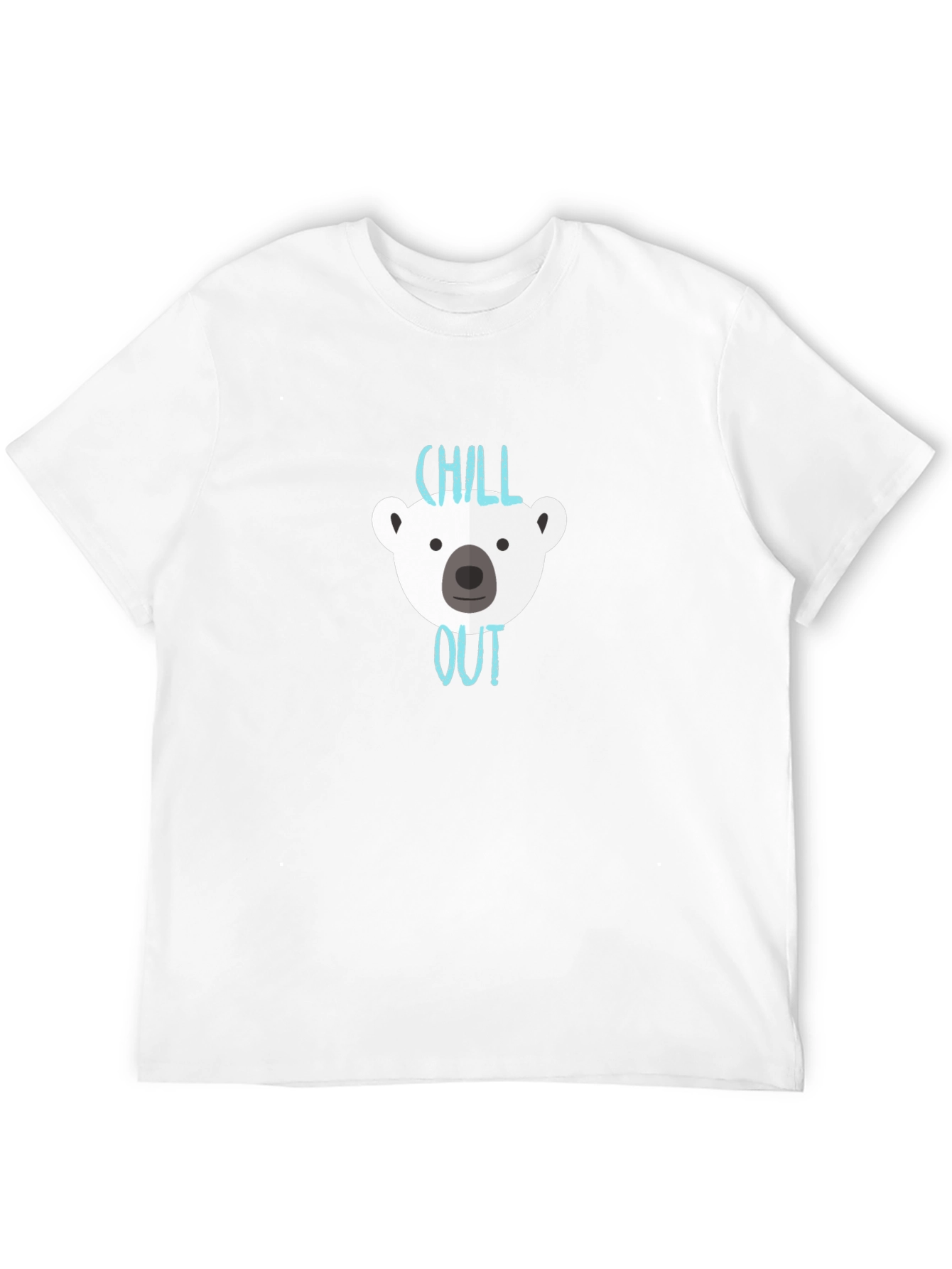 Chill Out Bear Graphic T-Shirt - Black