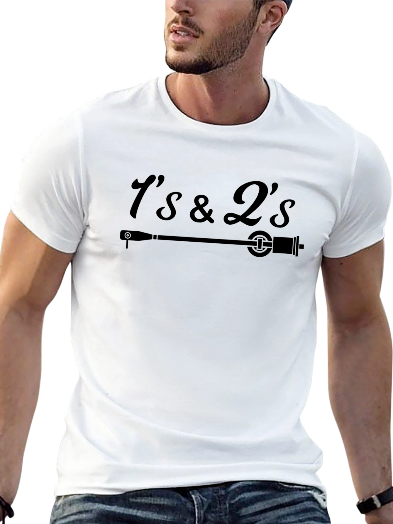1s & 2s Turntable T-Shirt DJ Gift