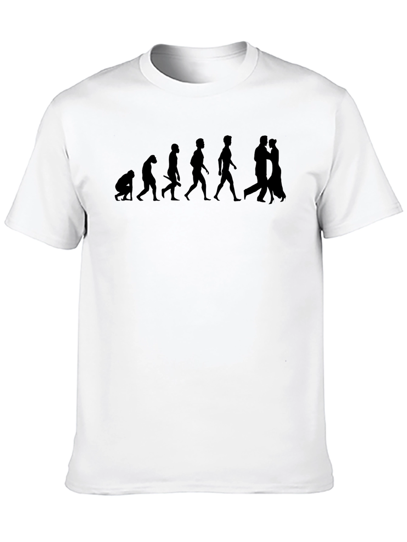 Evolution to Romance Black T-Shirt