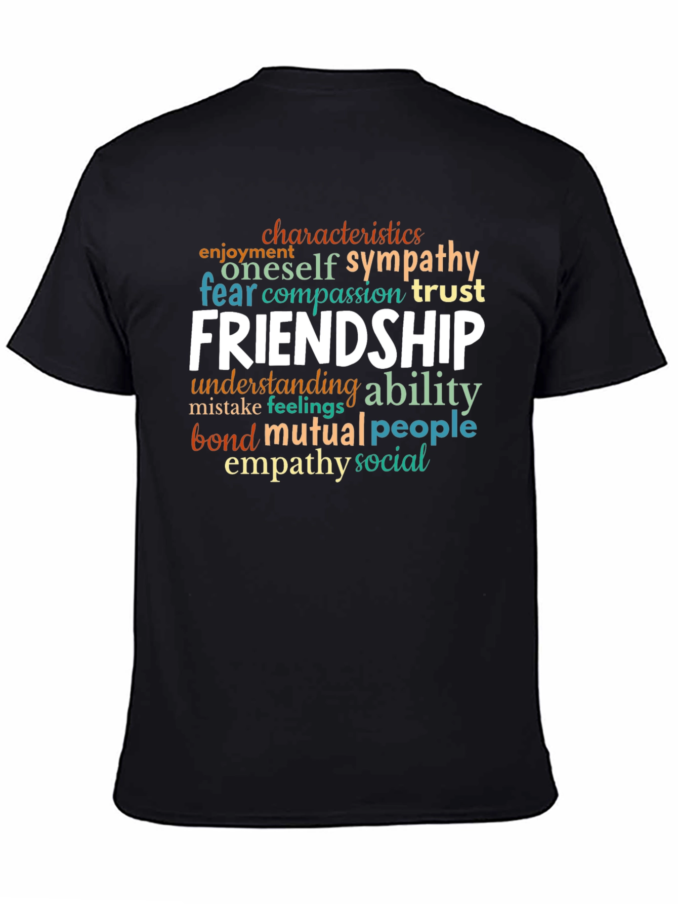 Friendship Word Art Graphic Tee