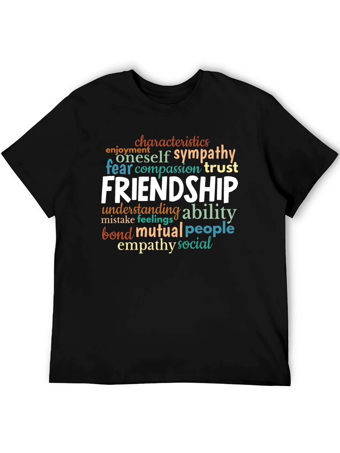 Friendship Word Art Graphic Tee