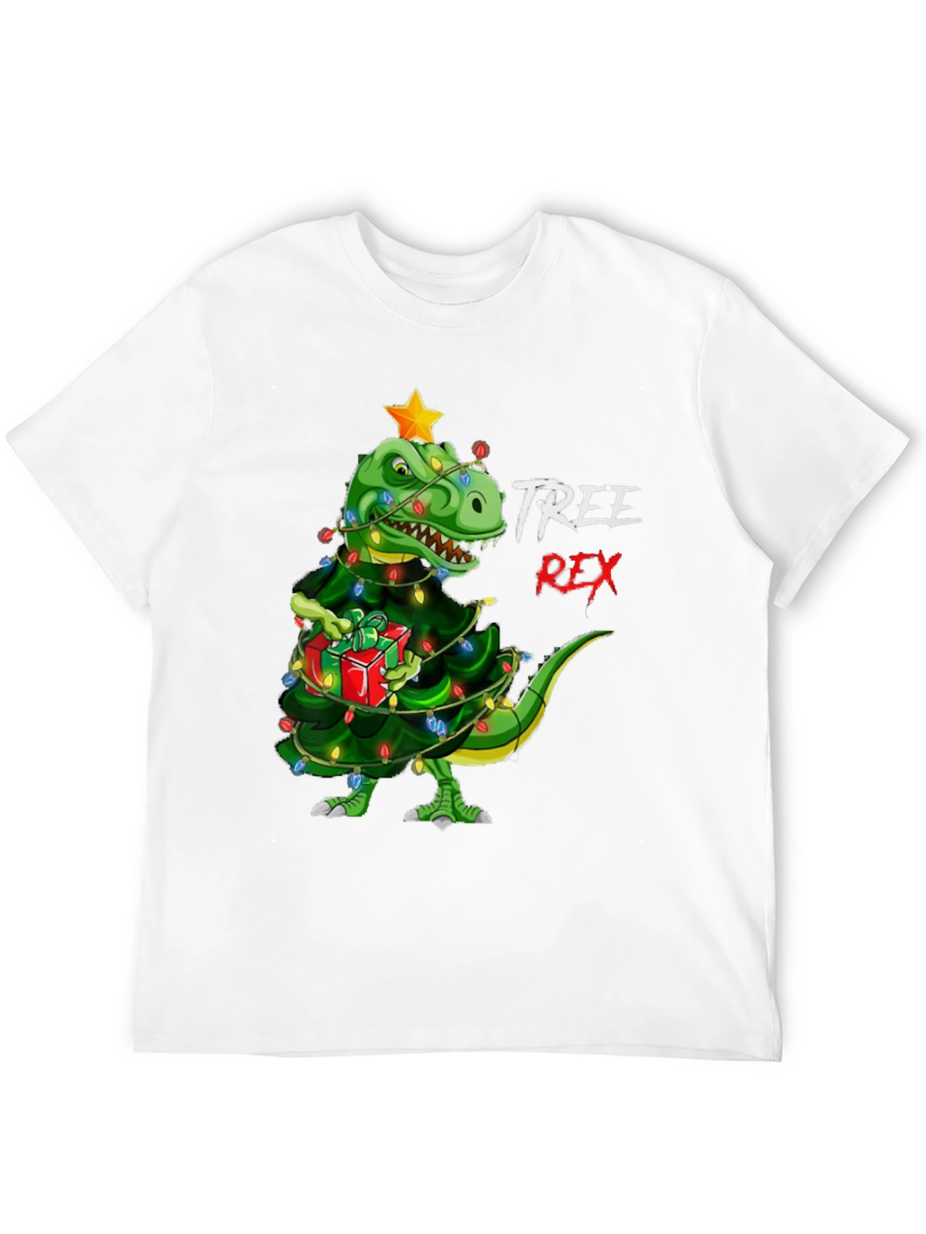 Tree Rex Christmas T-Shirt - Dinosaur Holiday Apparel