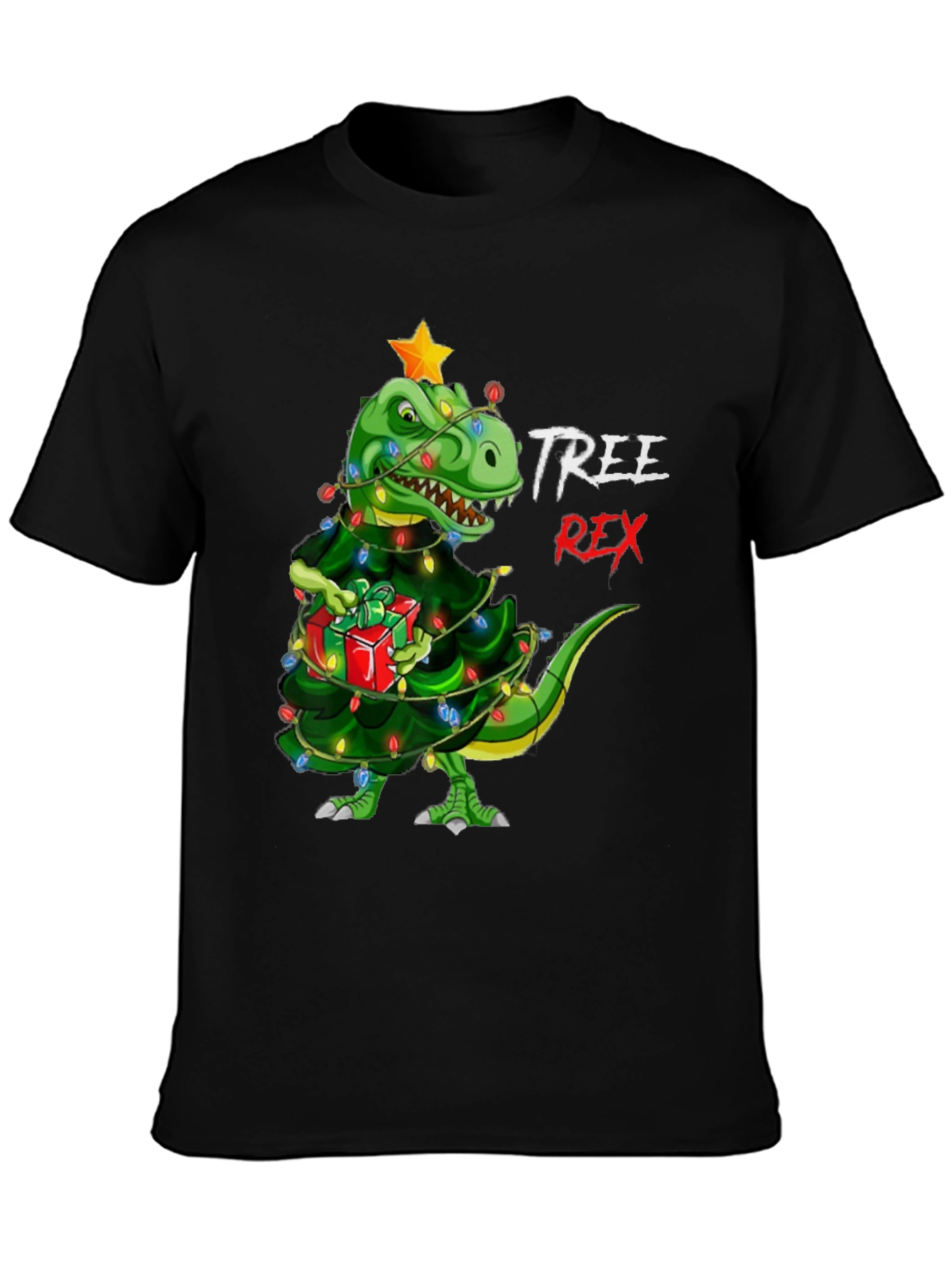 Tree Rex Christmas T-Shirt - Dinosaur Holiday Apparel