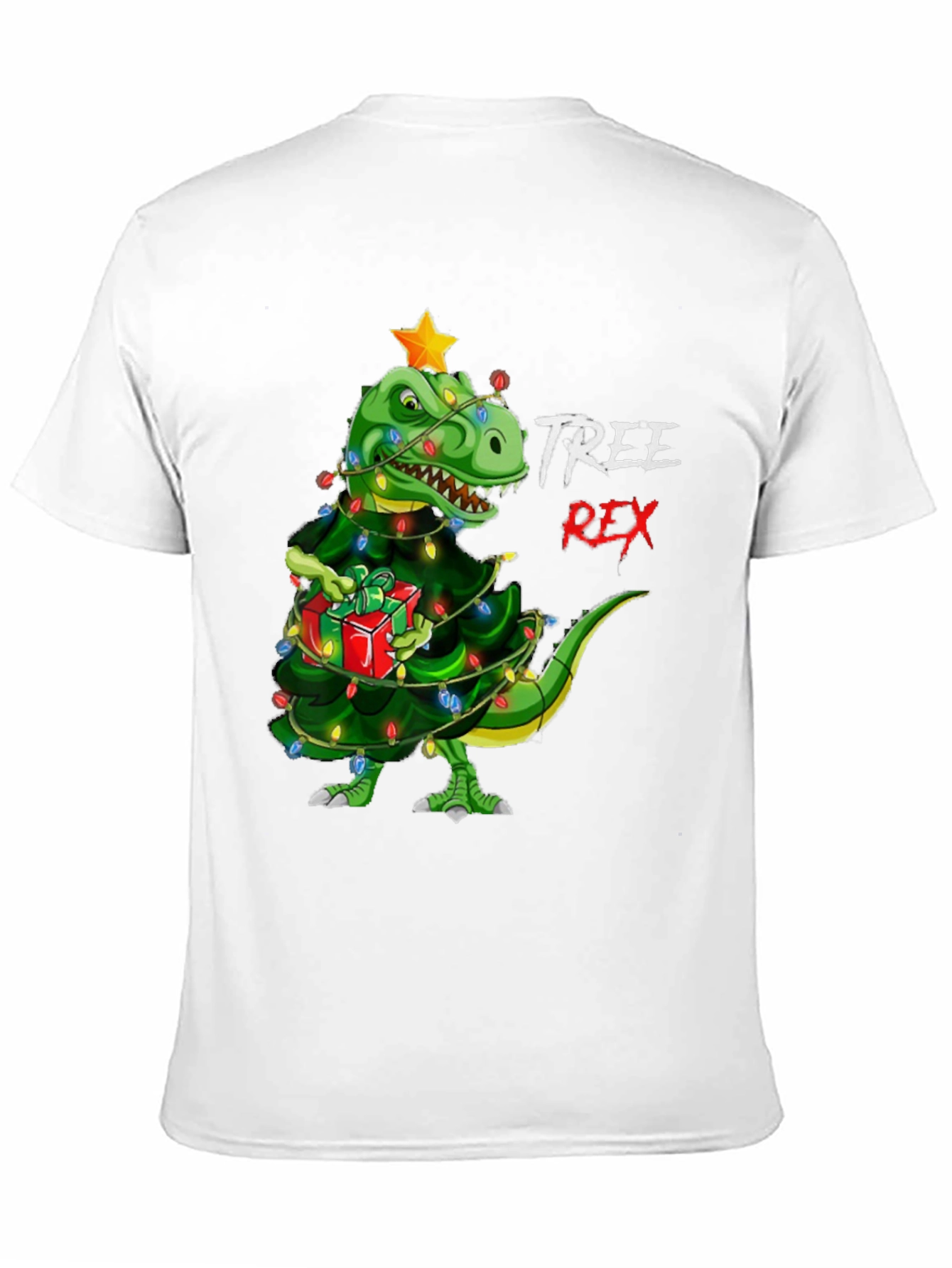 Tree Rex Christmas T-Shirt - Dinosaur Holiday Apparel