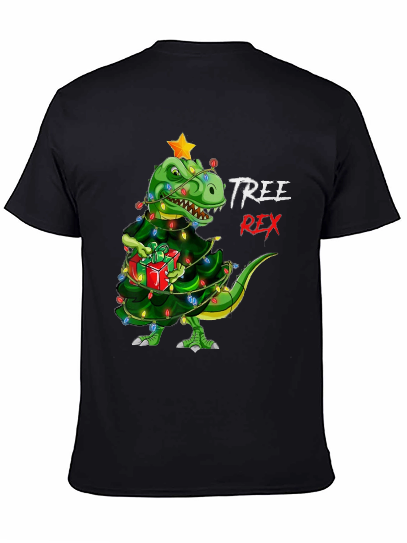 Tree Rex Christmas T-Shirt - Dinosaur Holiday Apparel