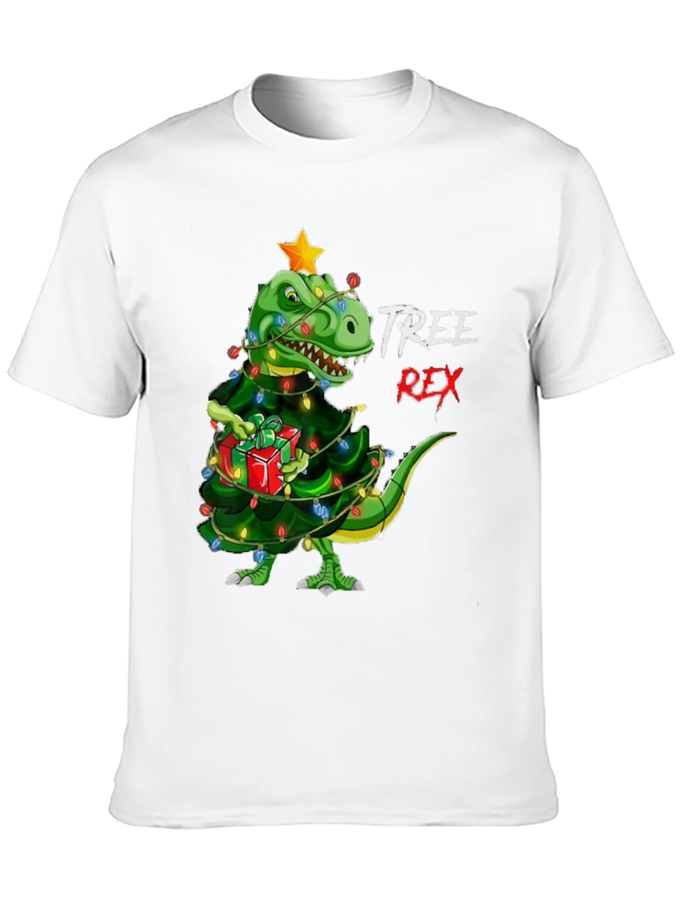 Tree Rex Christmas T-Shirt - Dinosaur Holiday Apparel
