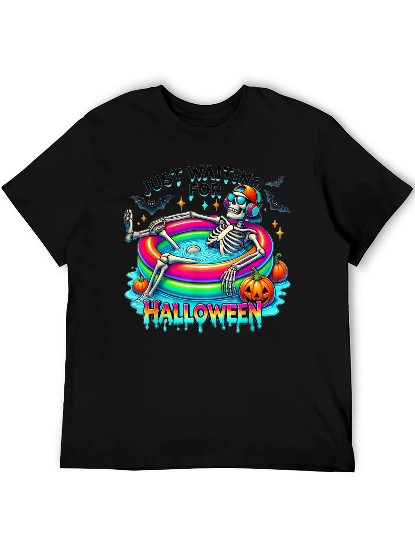 Halloween Skeleton Pool Party T-Shirt