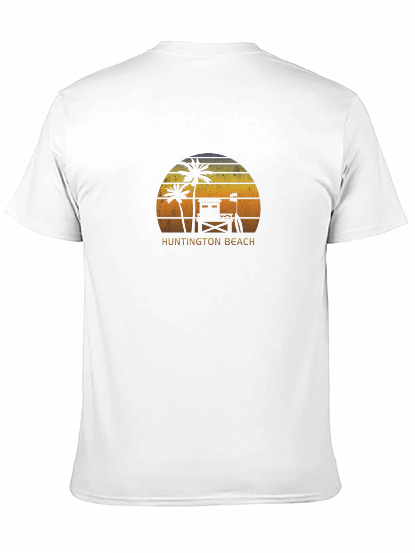 Huntington Beach Retro Sunset T-Shirt