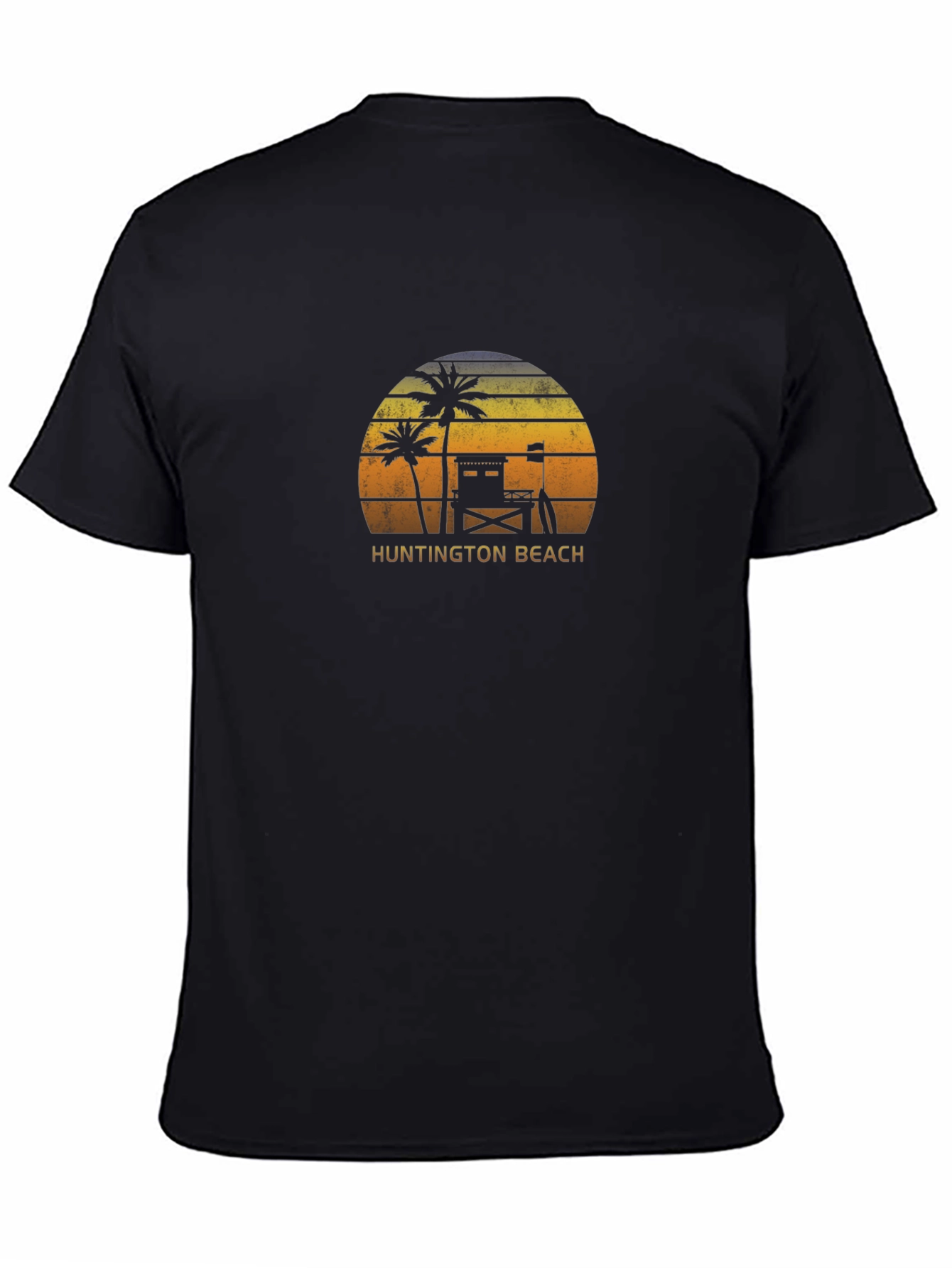 Huntington Beach Retro Sunset T-Shirt