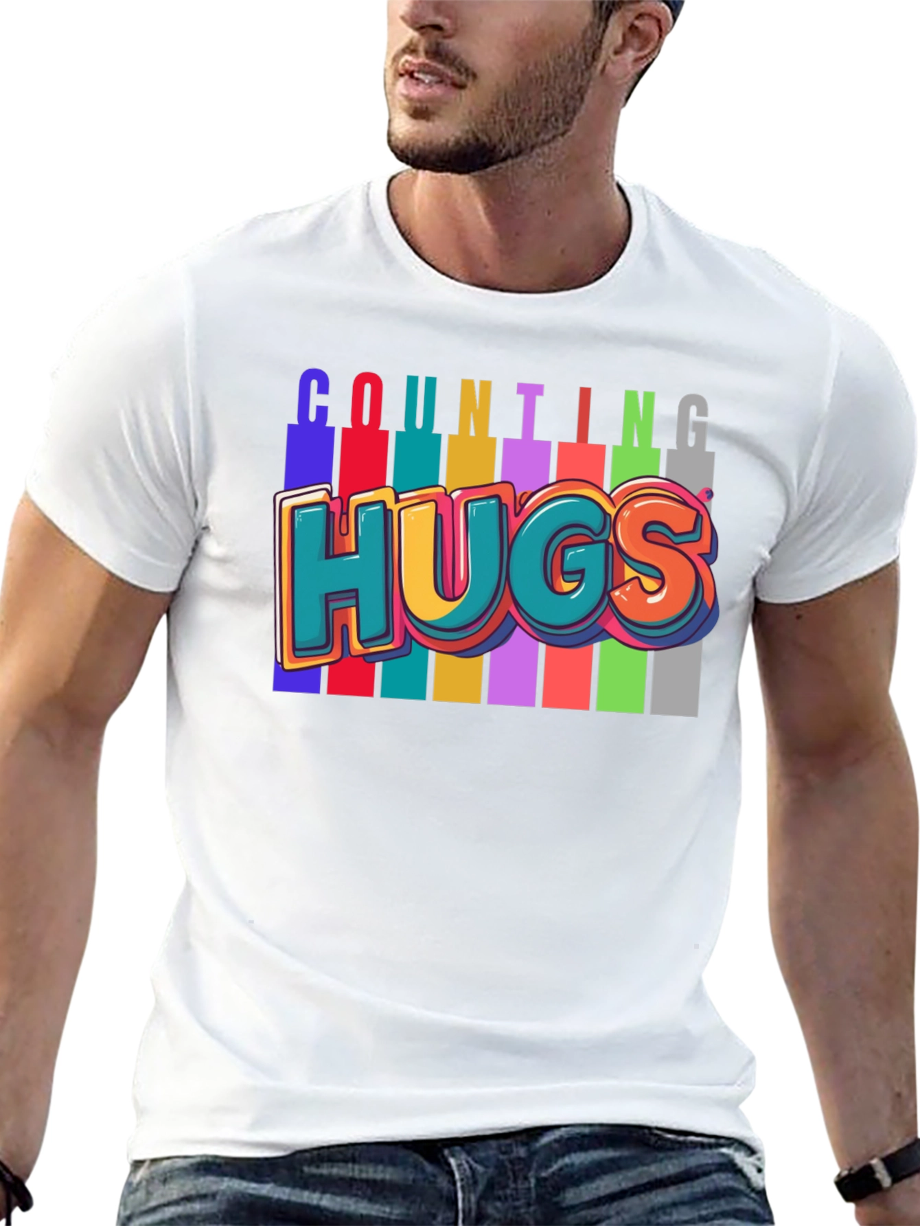 Counting Hugs Graphic T-Shirt