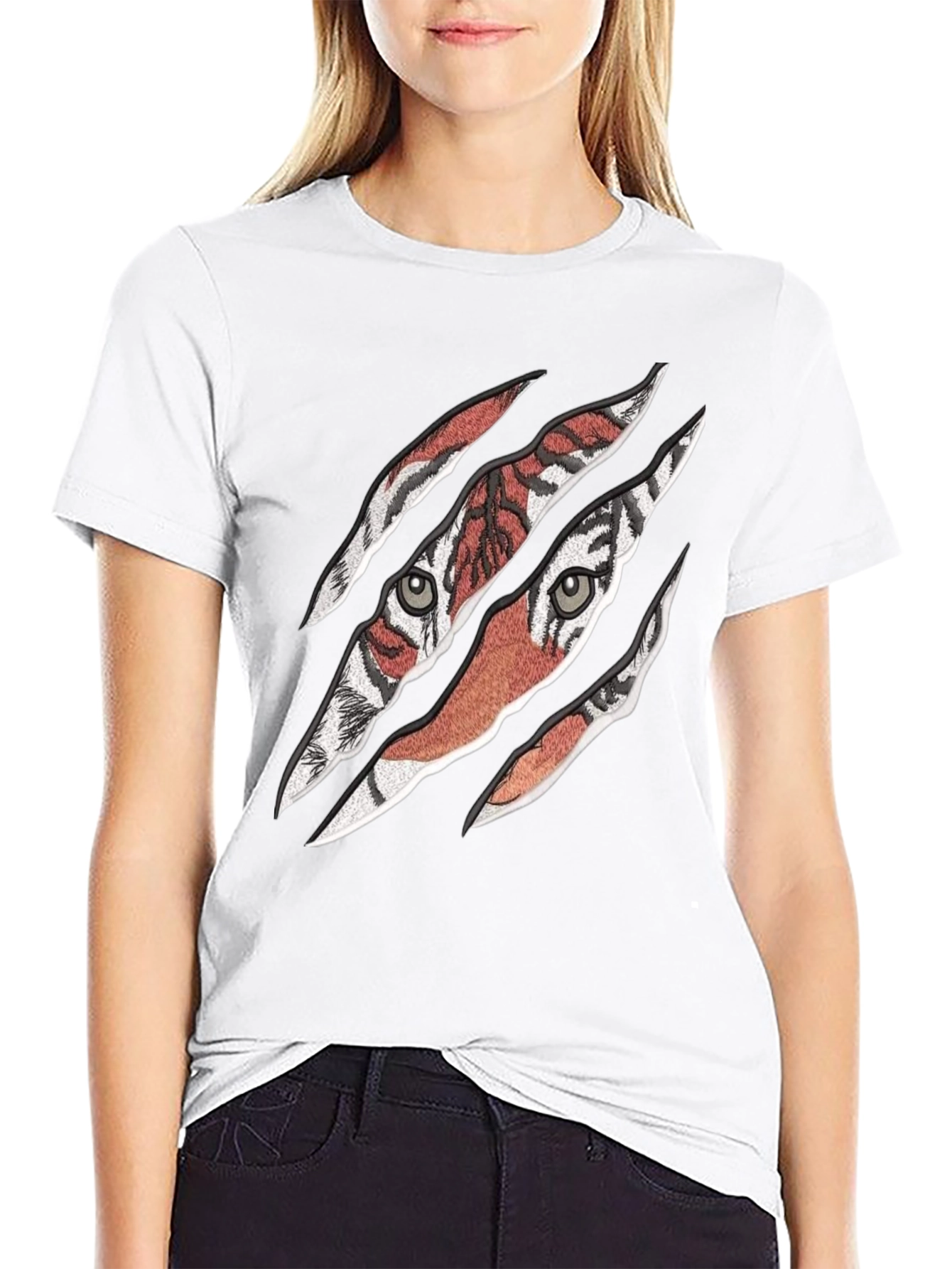 Tiger Claw T-Shirt - Mens Black Graphic Tee