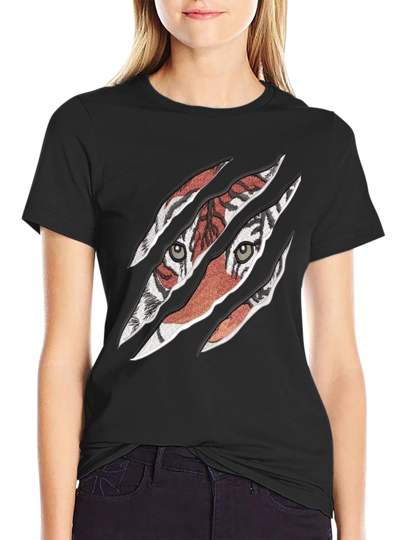 Tiger Claw T-Shirt - Mens Black Graphic Tee