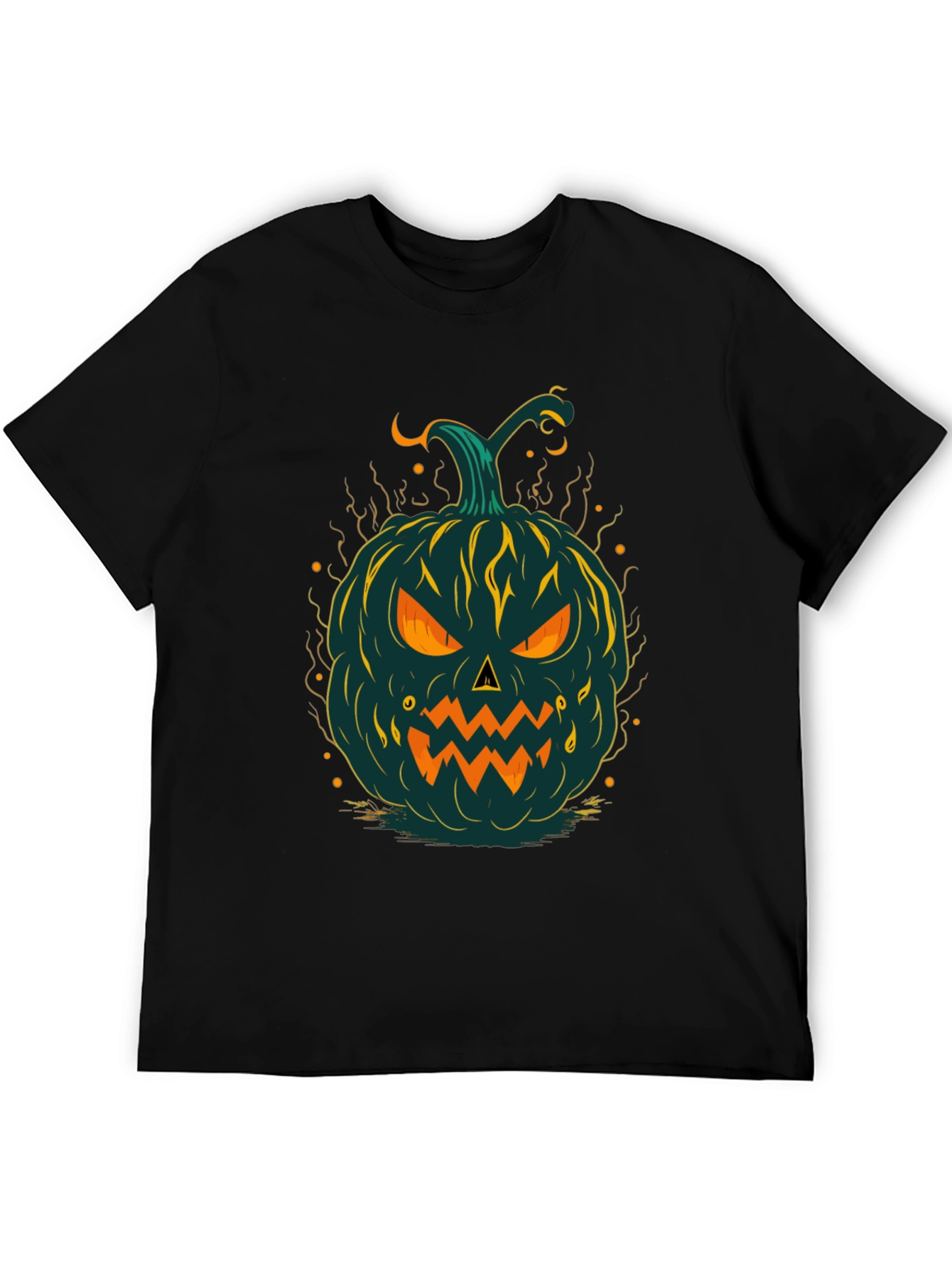 Halloween Pumpkin Graphic Tee - Spooky Style