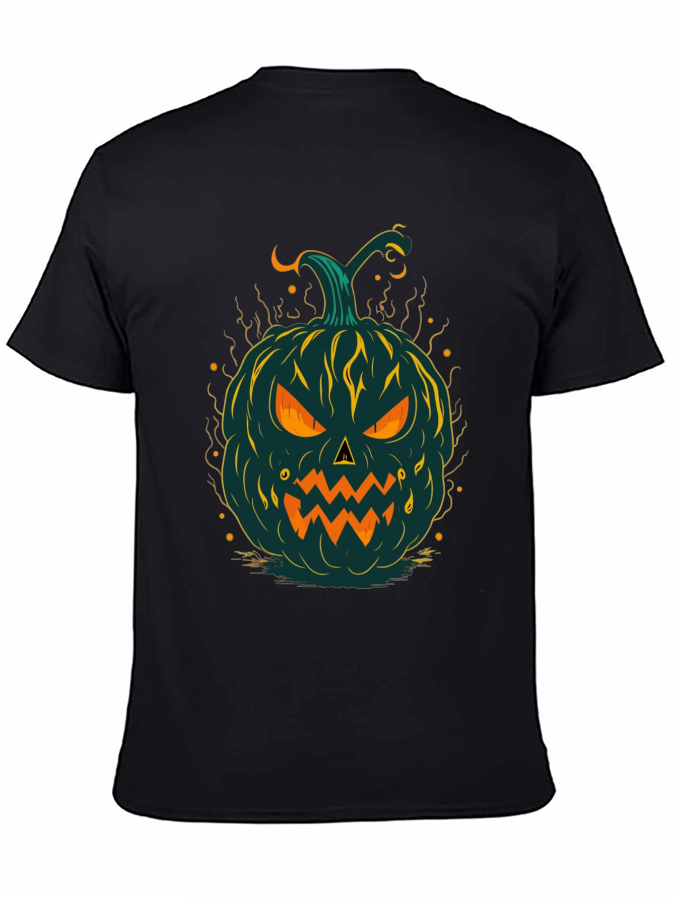 Halloween Pumpkin Graphic Tee - Spooky Style