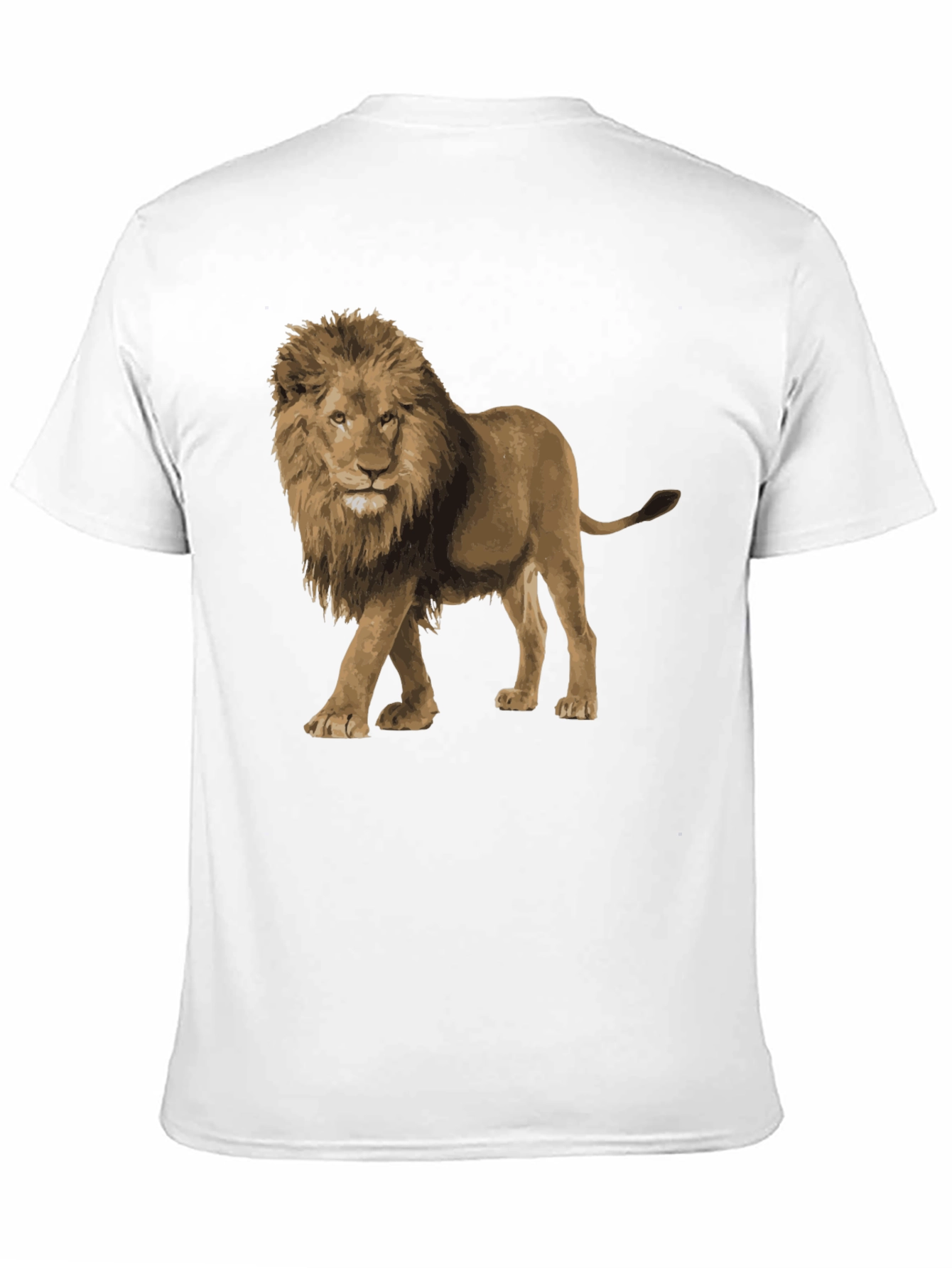 Lion Graphic Tee - Black Unisex T-Shirt