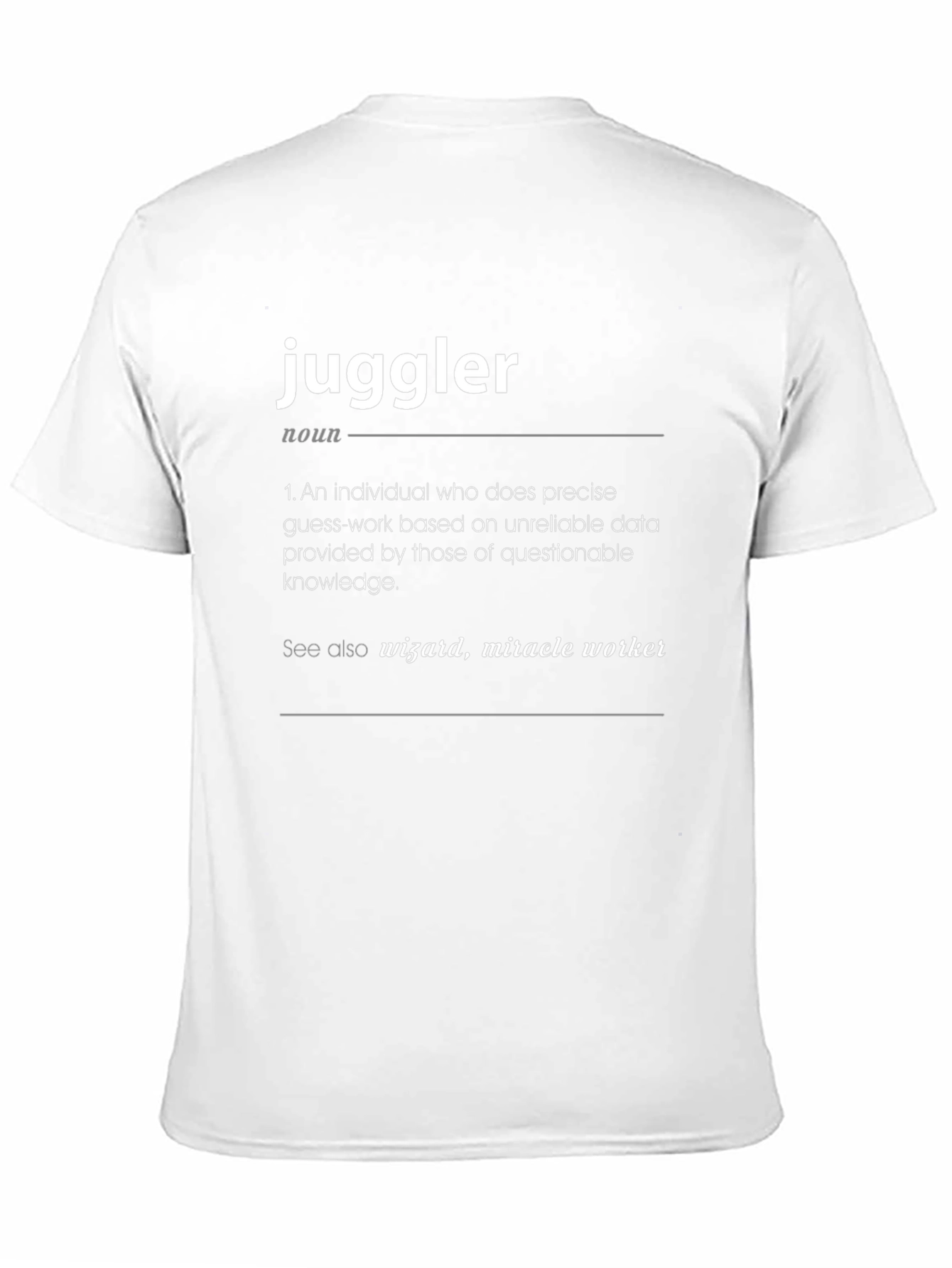 Juggler Definition Graphic Tee