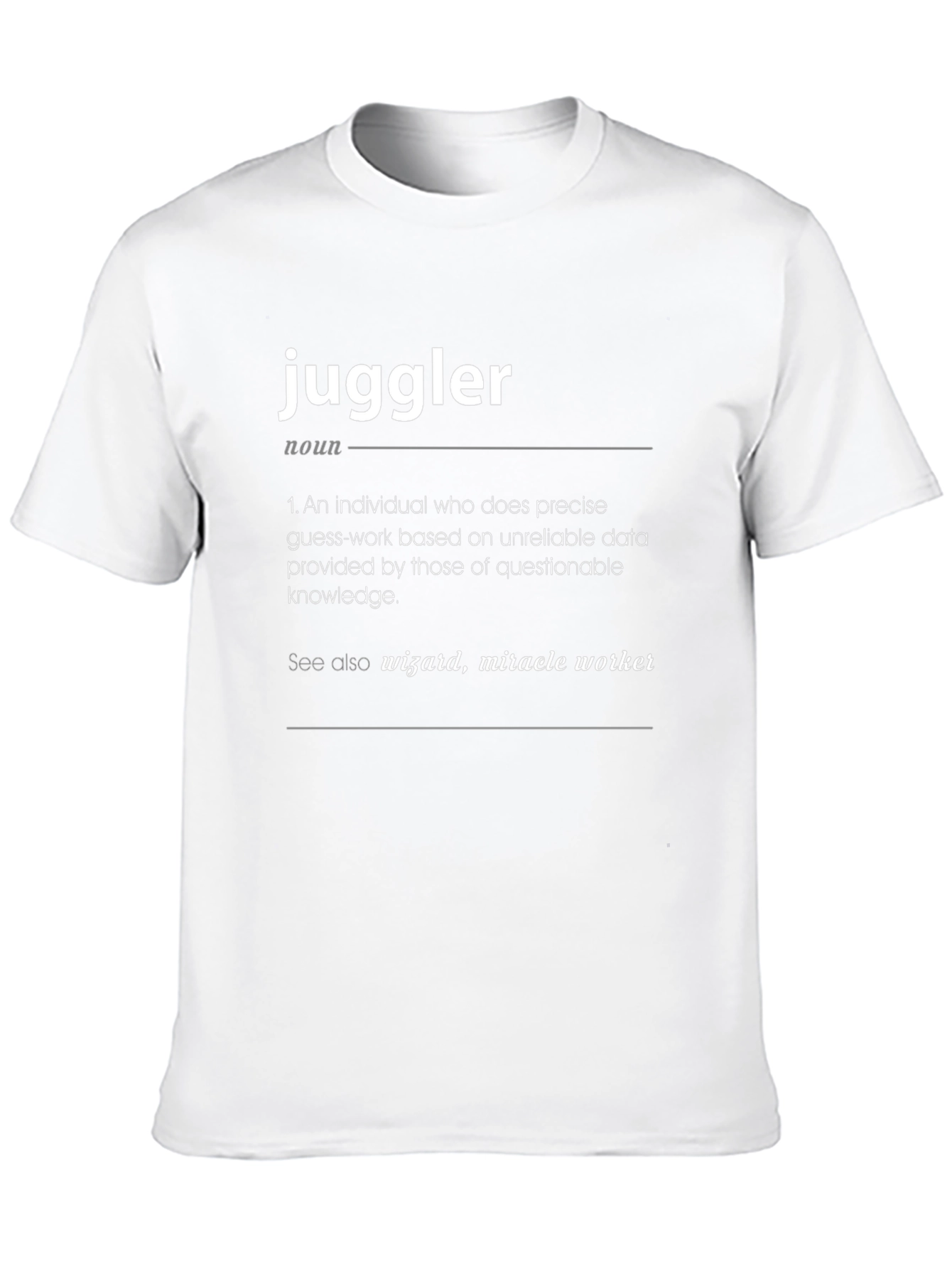 Juggler Definition Graphic Tee