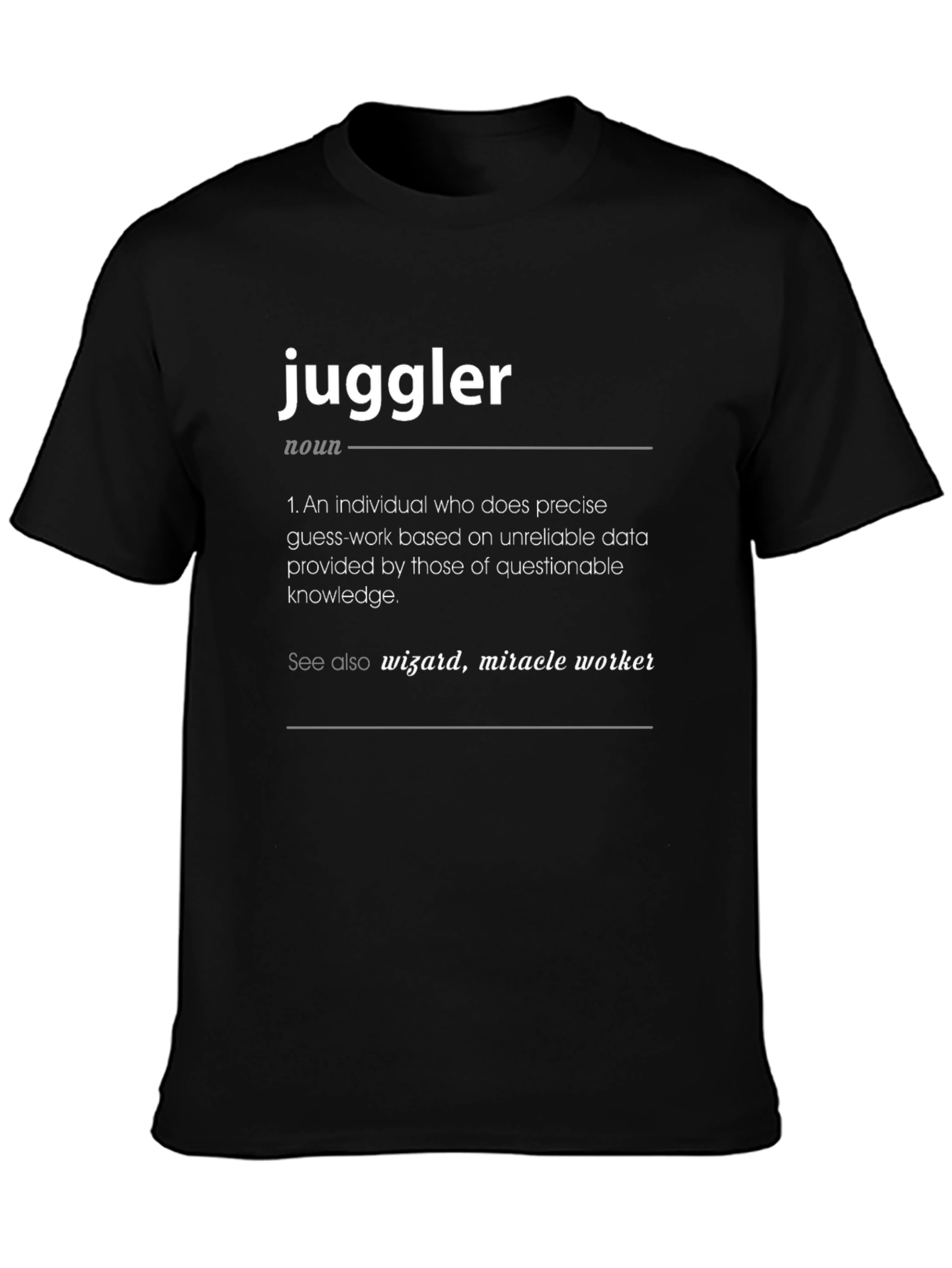 Juggler Definition Graphic Tee