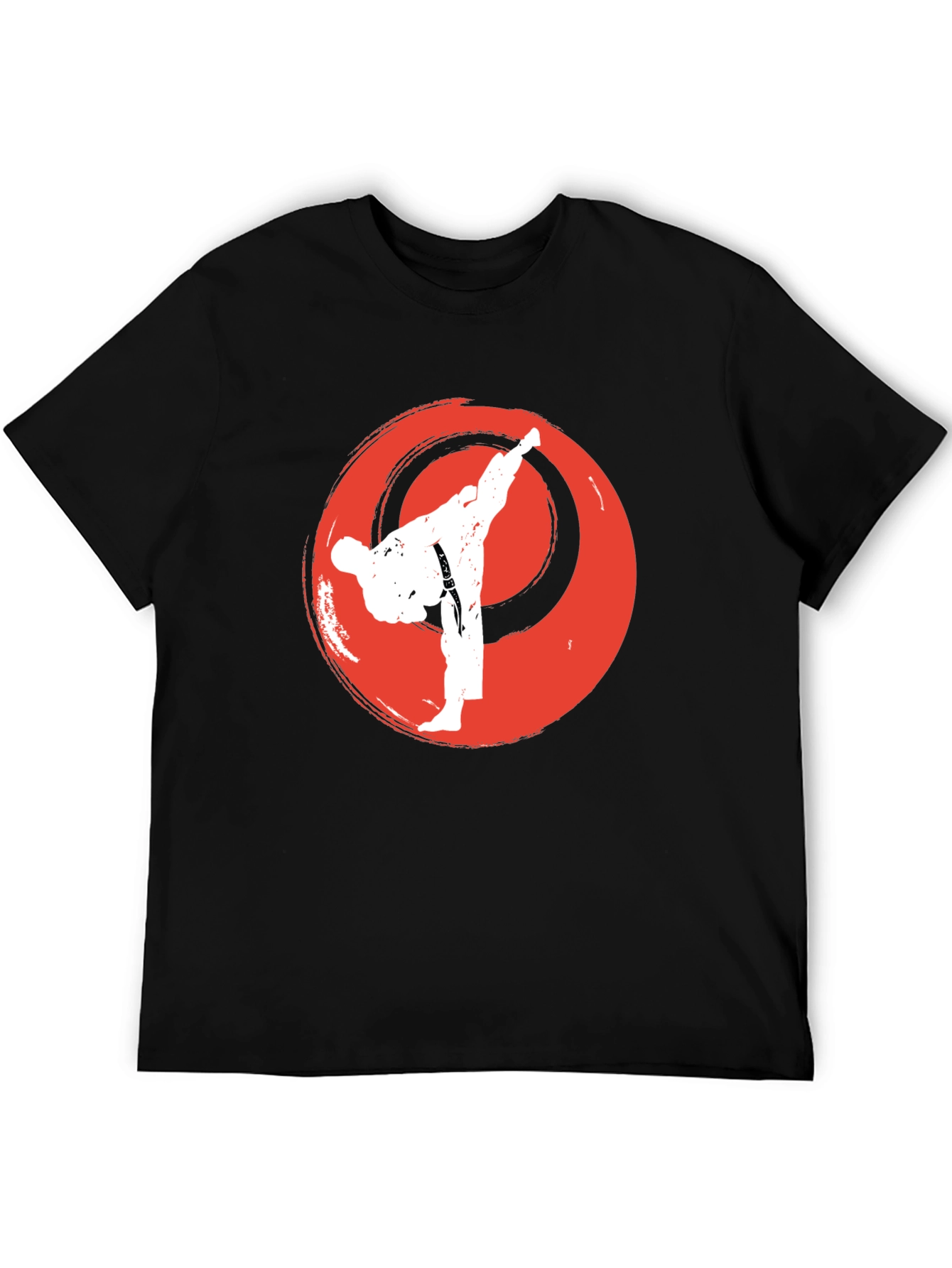 Karate Kick Graphic T-Shirt - Martial Arts Style