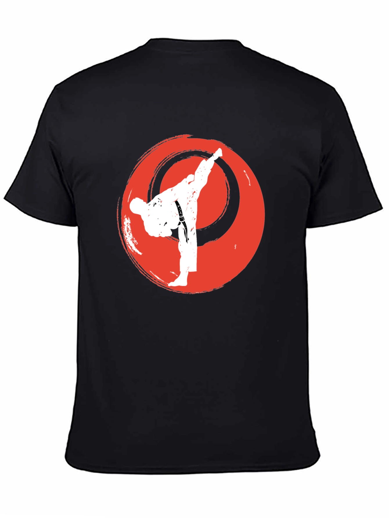 Karate Kick Graphic T-Shirt - Martial Arts Style