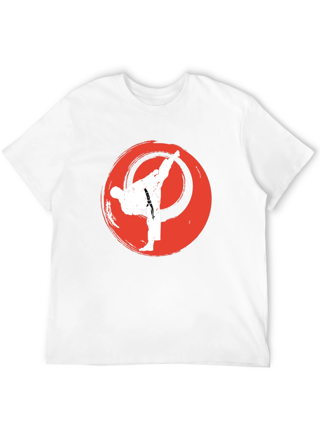 Karate Kick Graphic T-Shirt - Martial Arts Style
