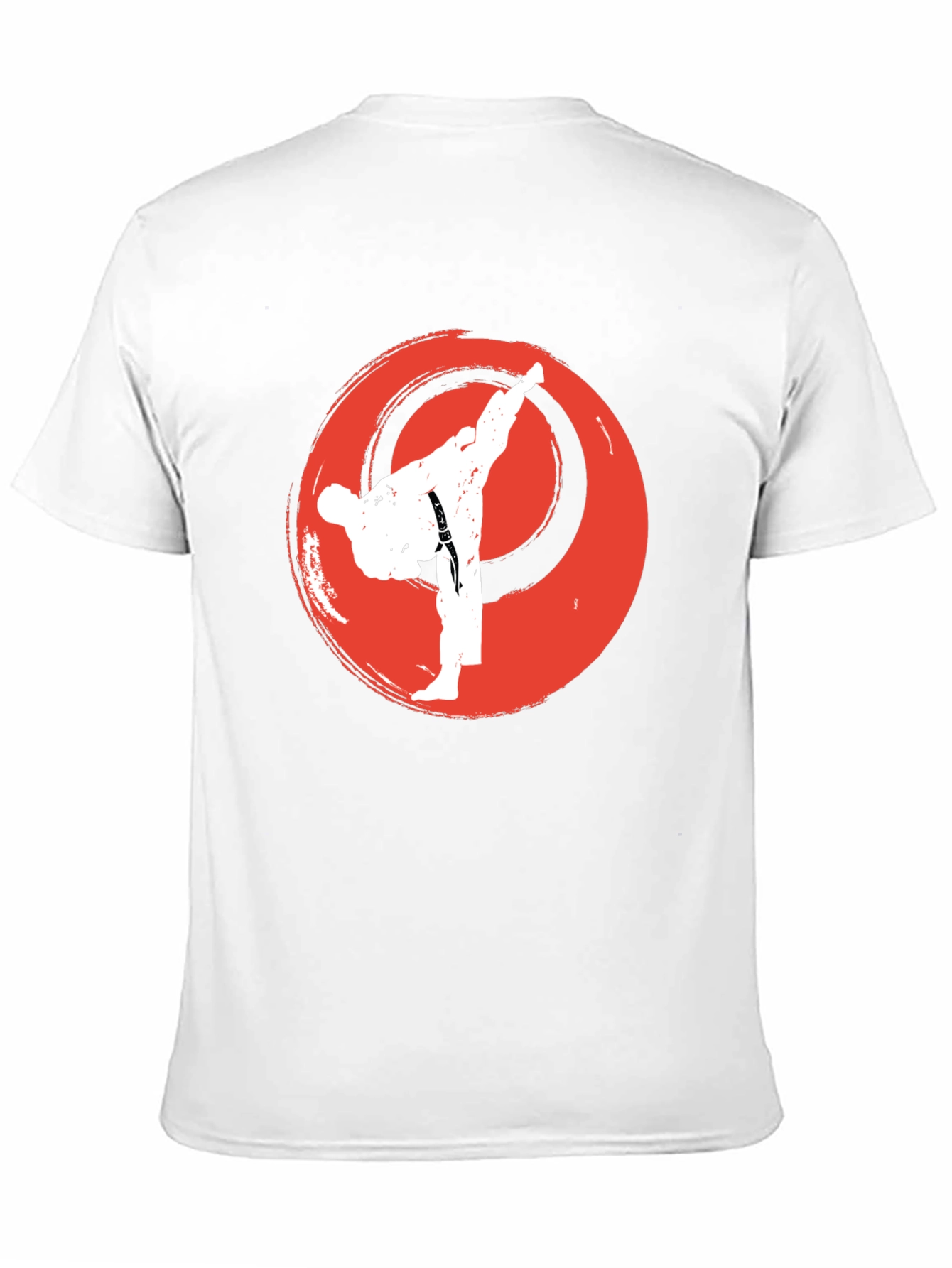 Karate Kick Graphic T-Shirt - Martial Arts Style