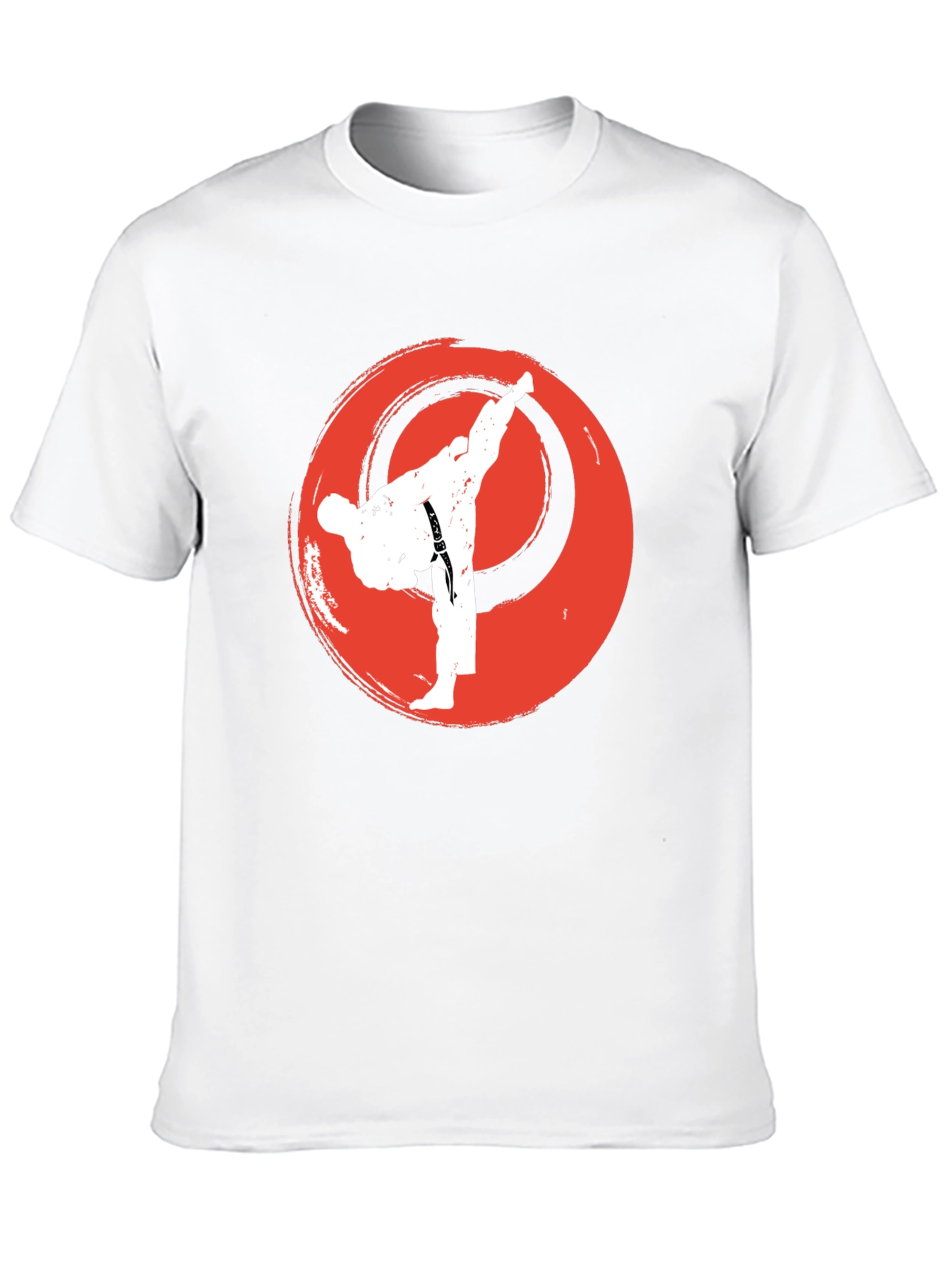 Karate Kick Graphic T-Shirt - Martial Arts Style