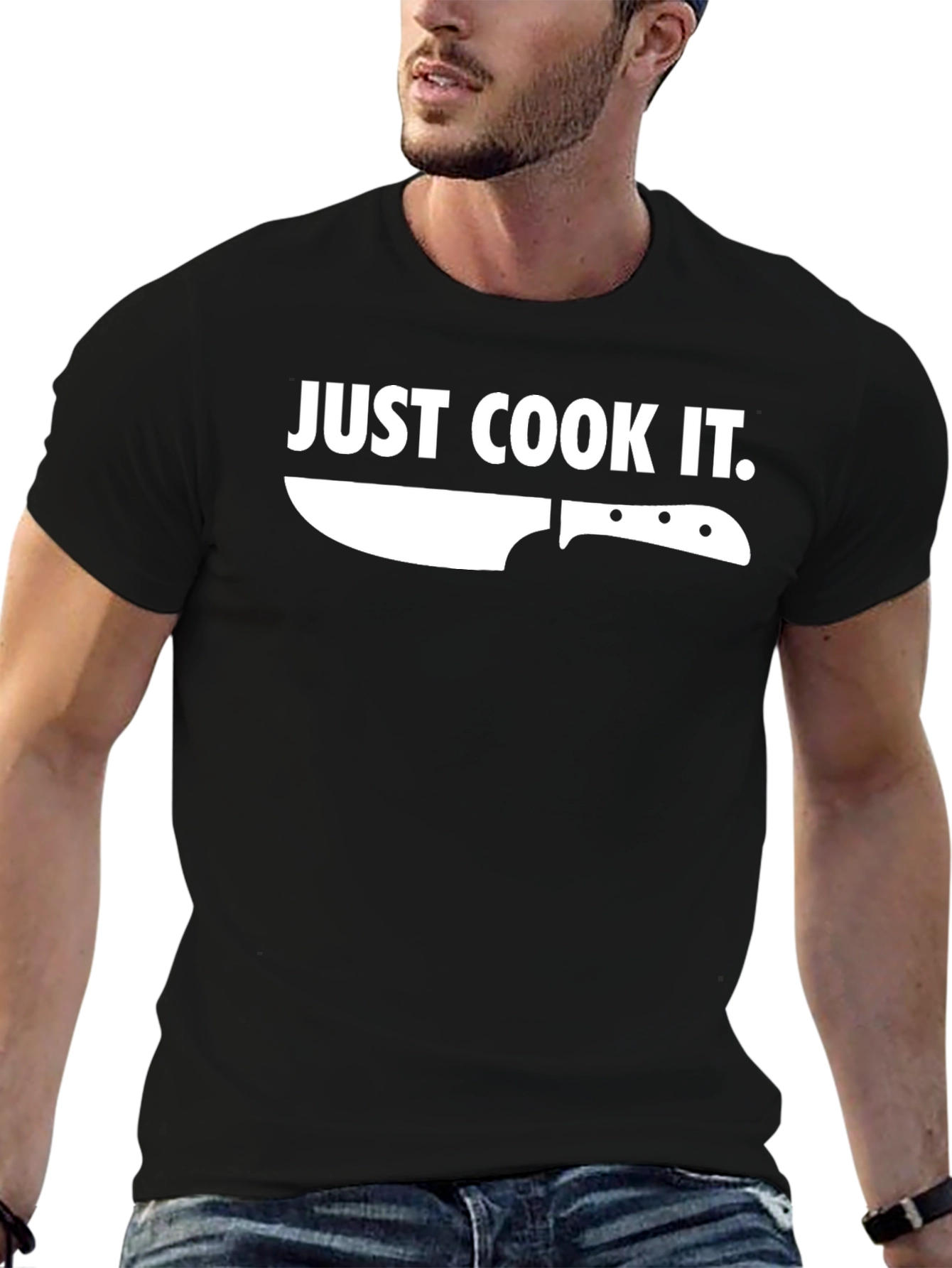 Just Cook It Chef T-Shirt - Funny Culinary Tee