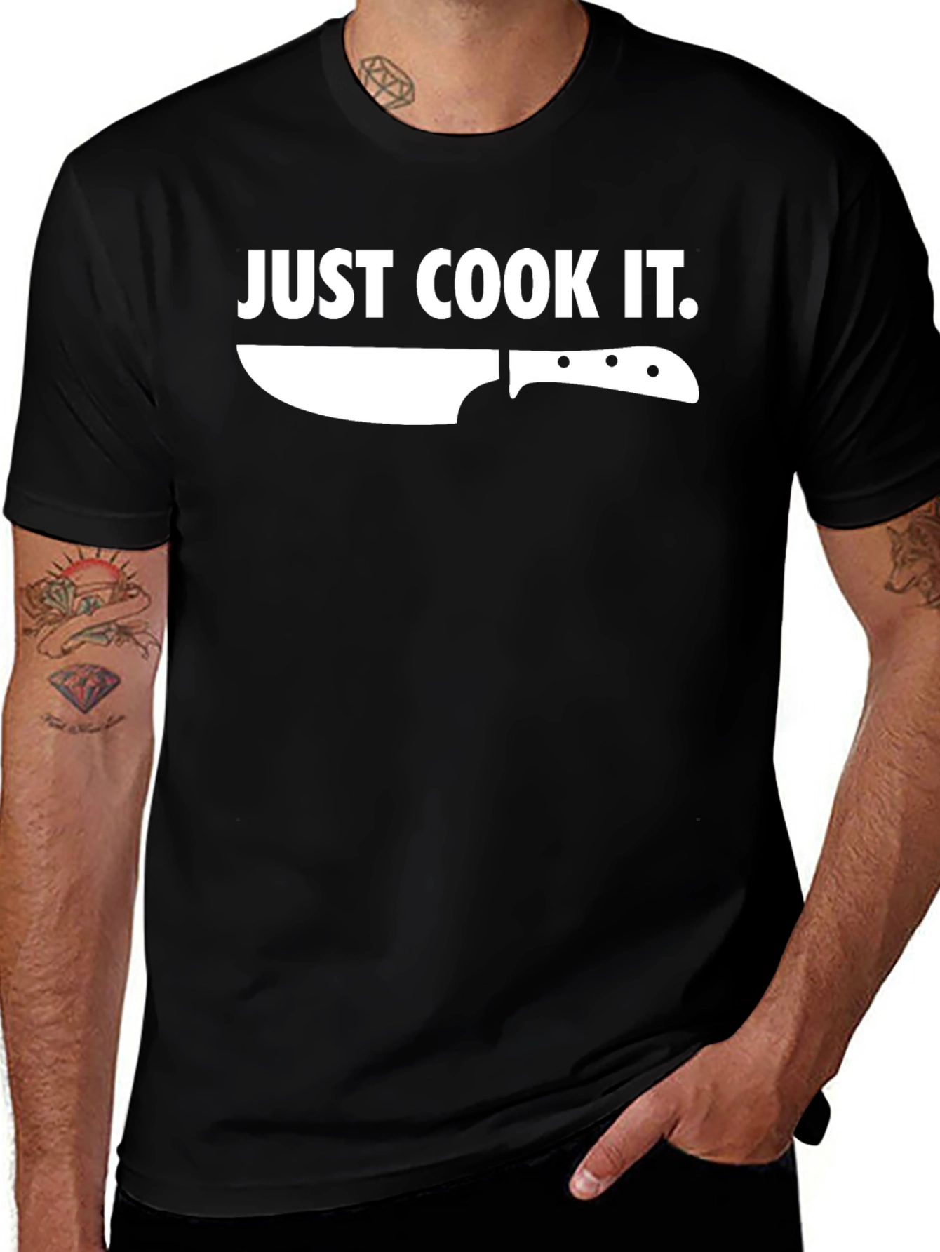 Just Cook It Chef T-Shirt - Funny Culinary Tee
