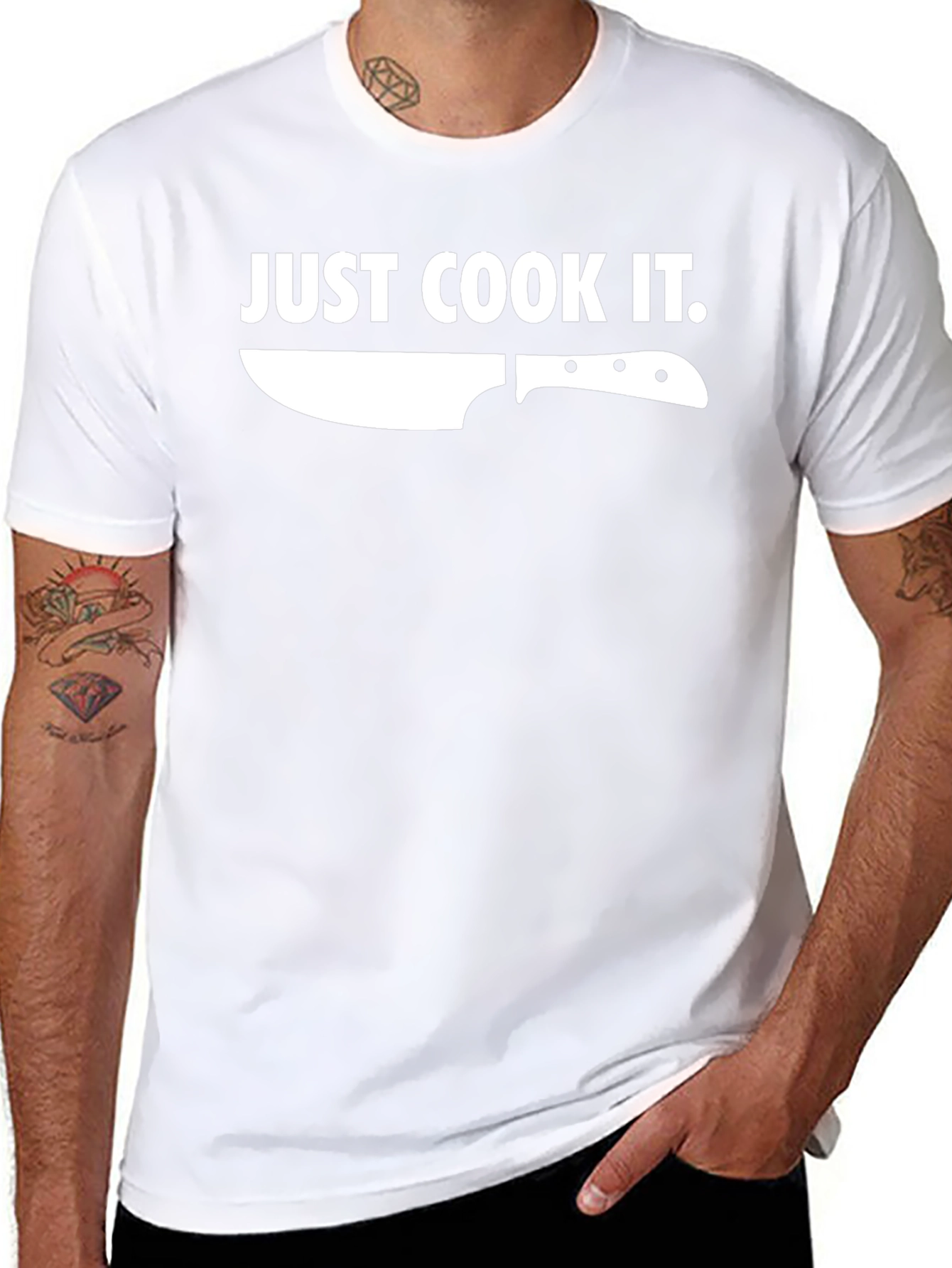 Just Cook It Chef T-Shirt - Funny Culinary Tee