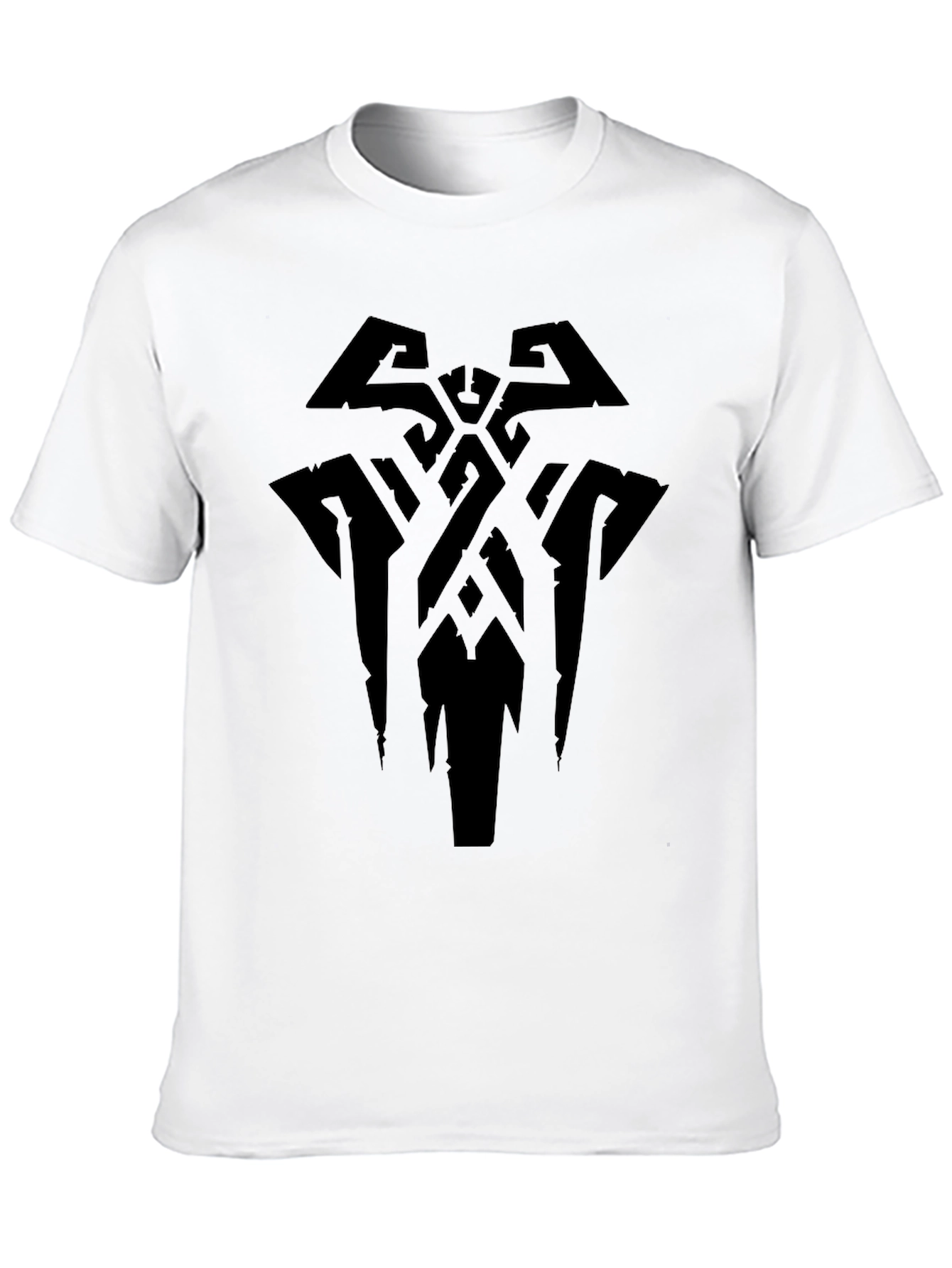 Mens Black Graphic Tee - Celtic Knot Design