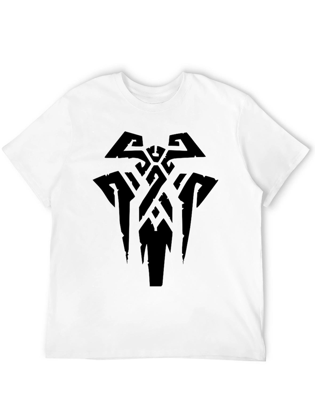 Mens Black Graphic Tee - Celtic Knot Design