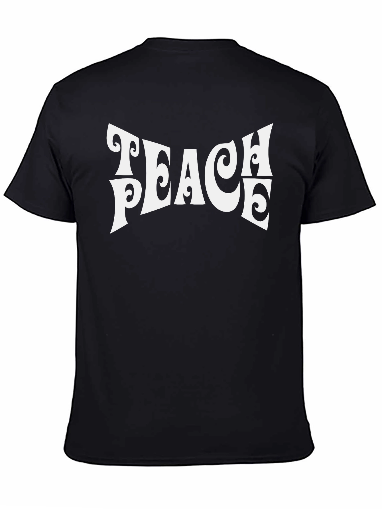 Teach Peace Black T-Shirt