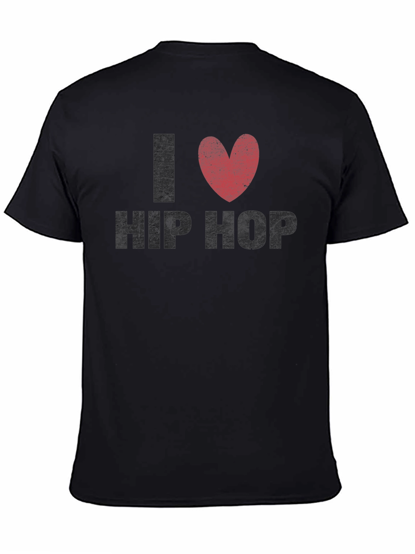 I Love Hip Hop Graphic Tee - Black T-Shirt