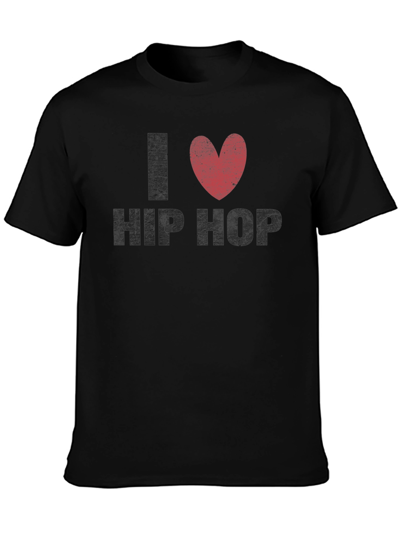 I Love Hip Hop Graphic Tee - Black T-Shirt