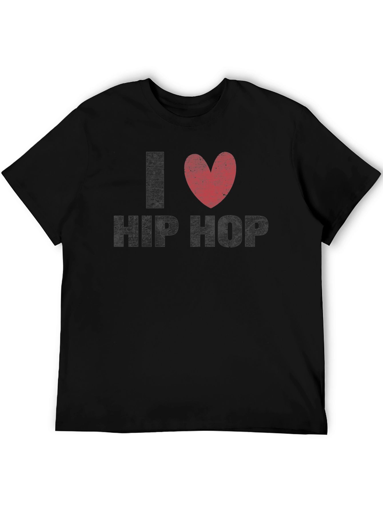 I Love Hip Hop Graphic Tee - Black T-Shirt
