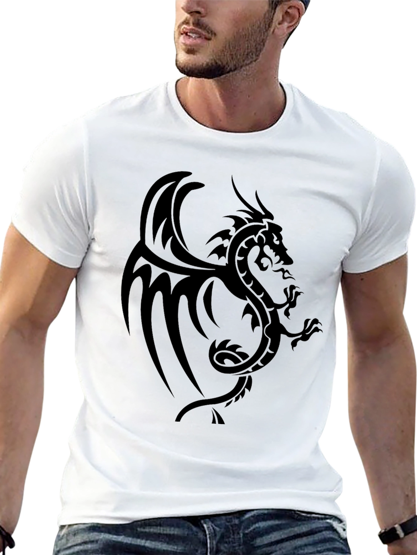 Dragon Graphic Black T-Shirt