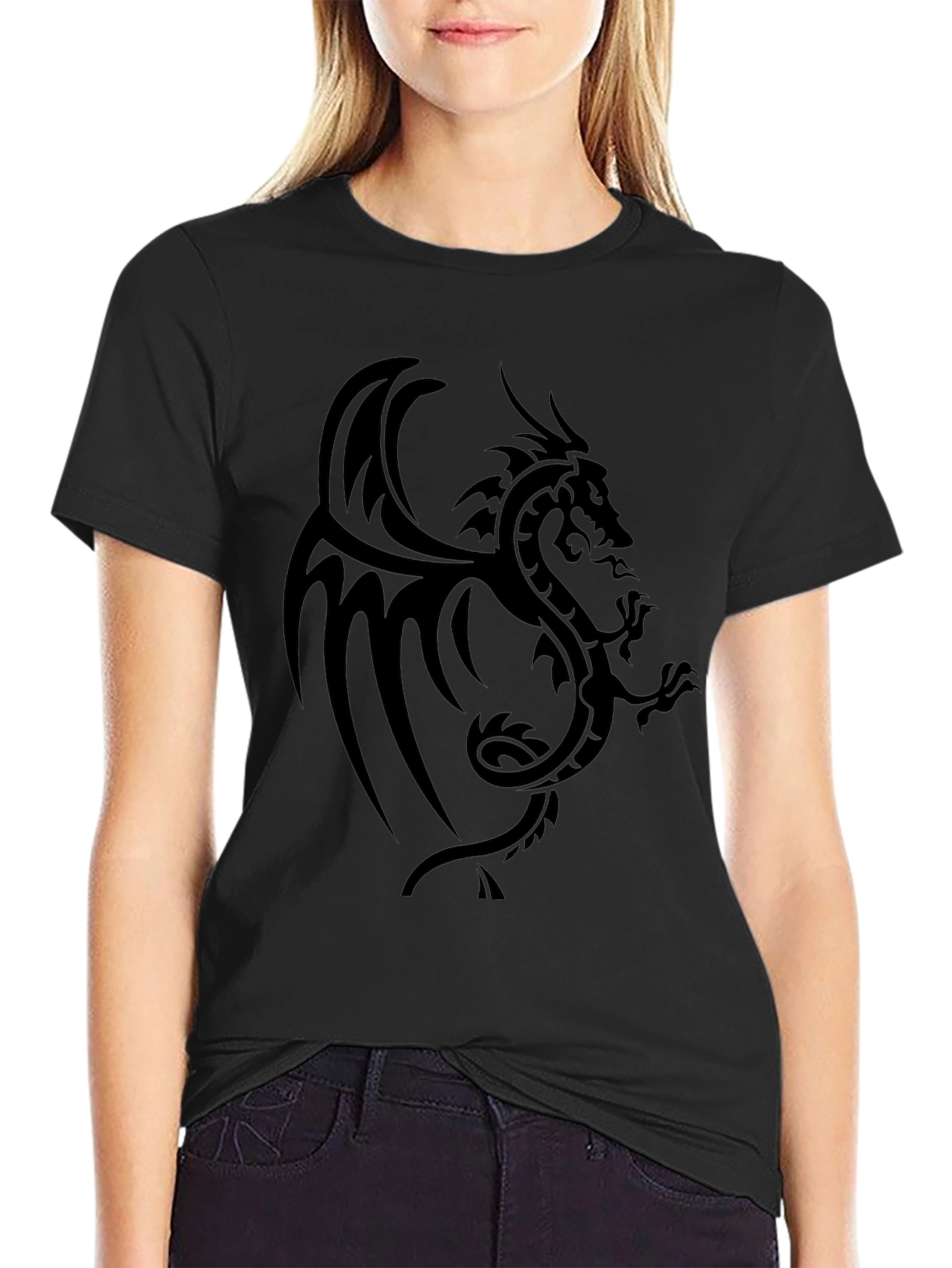 Dragon Graphic Black T-Shirt