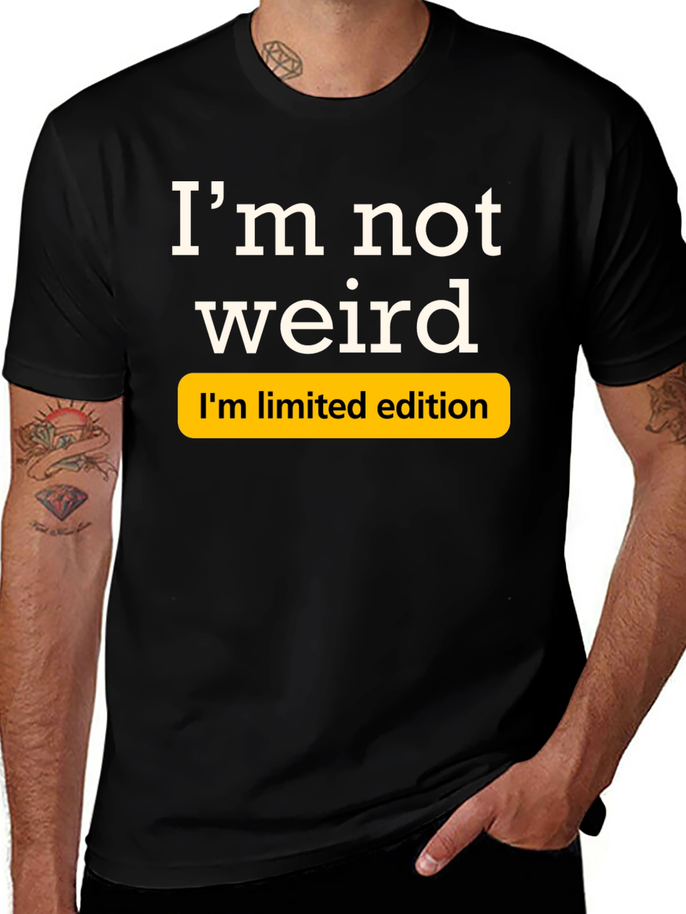 Im Not Weird Limited Edition Black T-Shirt
